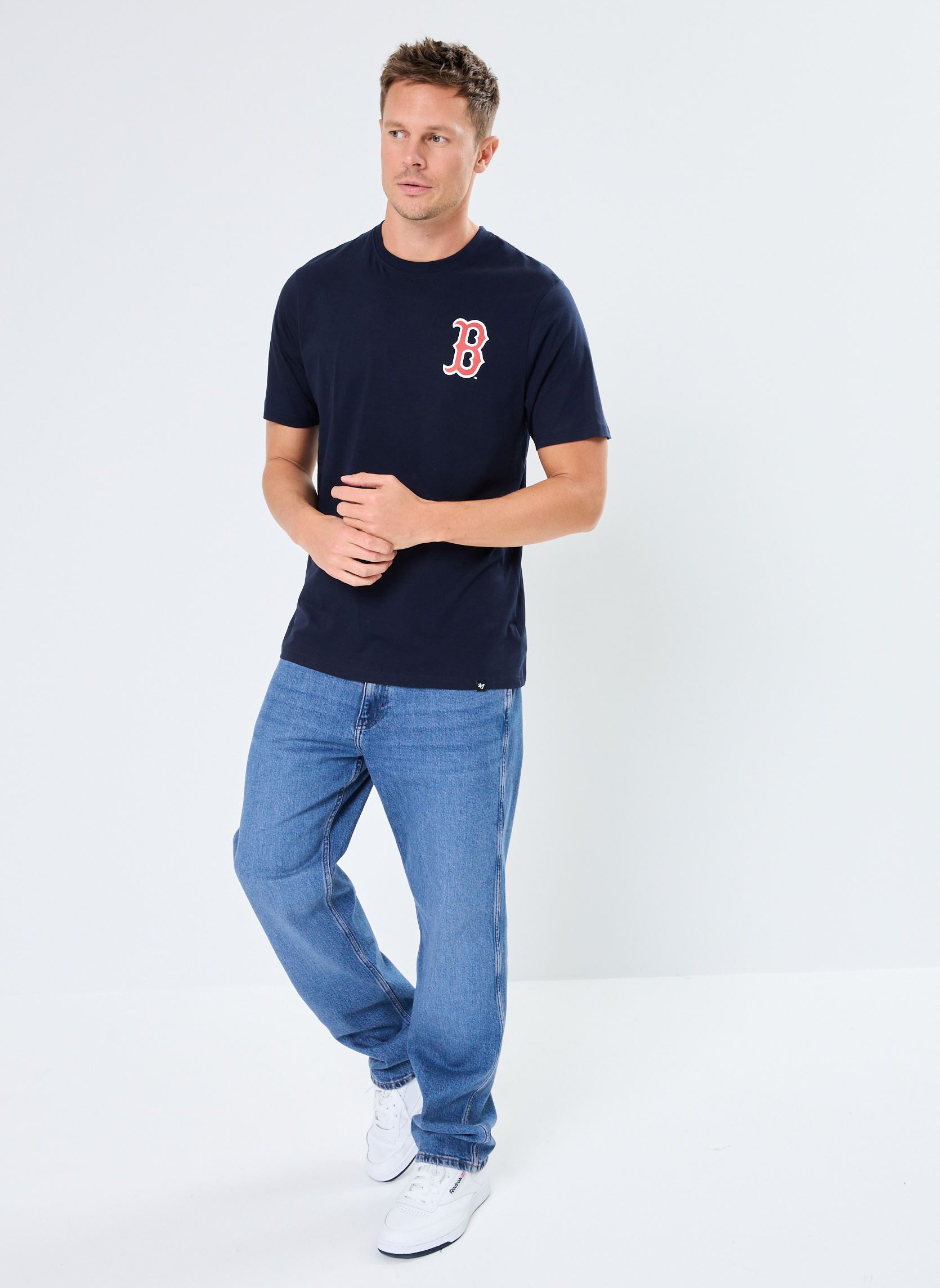 Tee-shirts manches courtes 47 TEE MLB BOSTON RED SOX BACKER ECHO FA homme bleu 47 BRAND Tee-shirts manches courtes 47 TEE MLB BOSTON RED SOX BACKER ECHO FA homme bleu NAVY