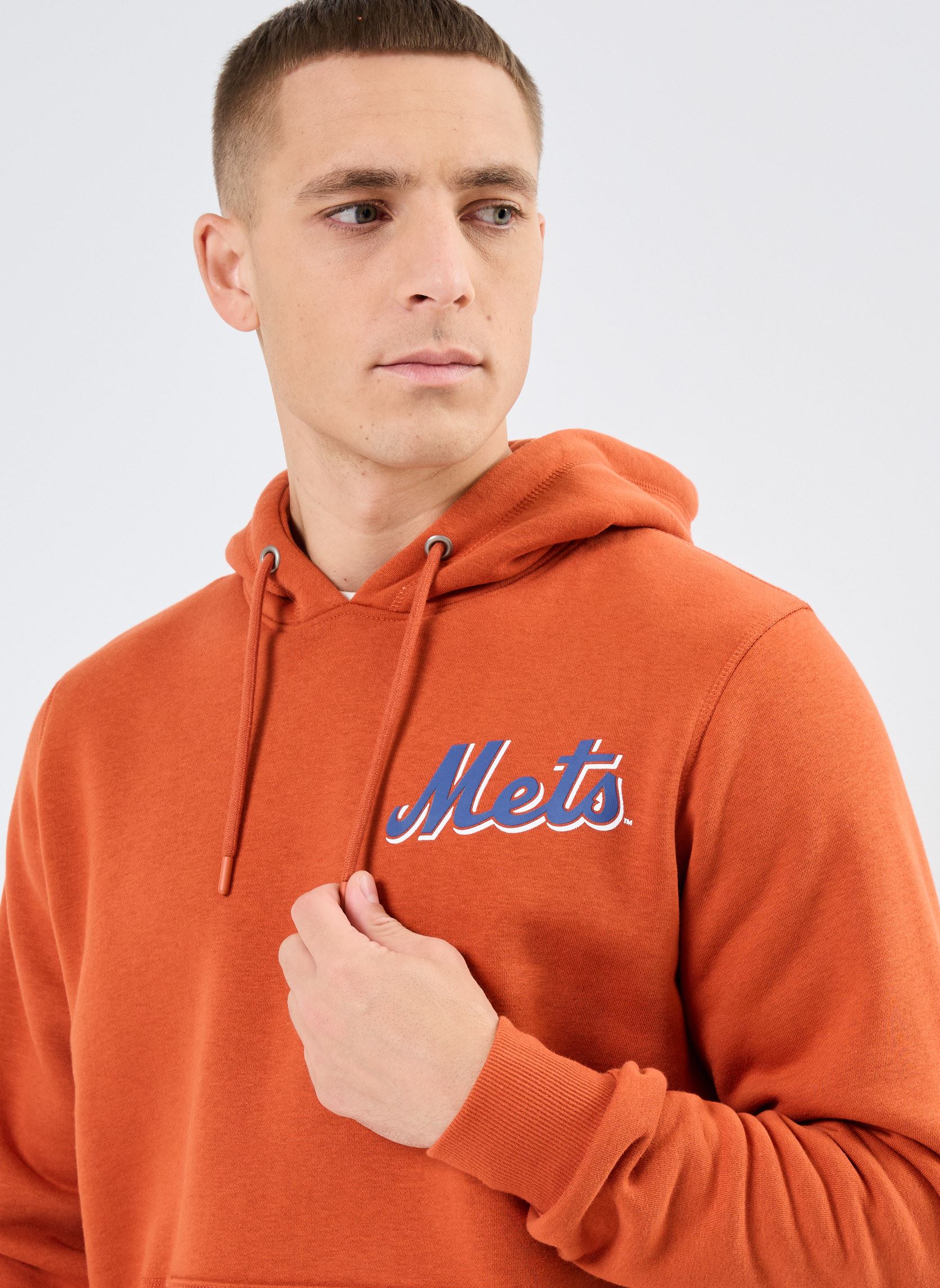 Sweats 47 HOODIE MLB NEW YORK METS IMPRINT BACK homme orange 47 BRAND Sweats 47 HOODIE MLB NEW YORK METS IMPRINT BACK homme orange CLAY