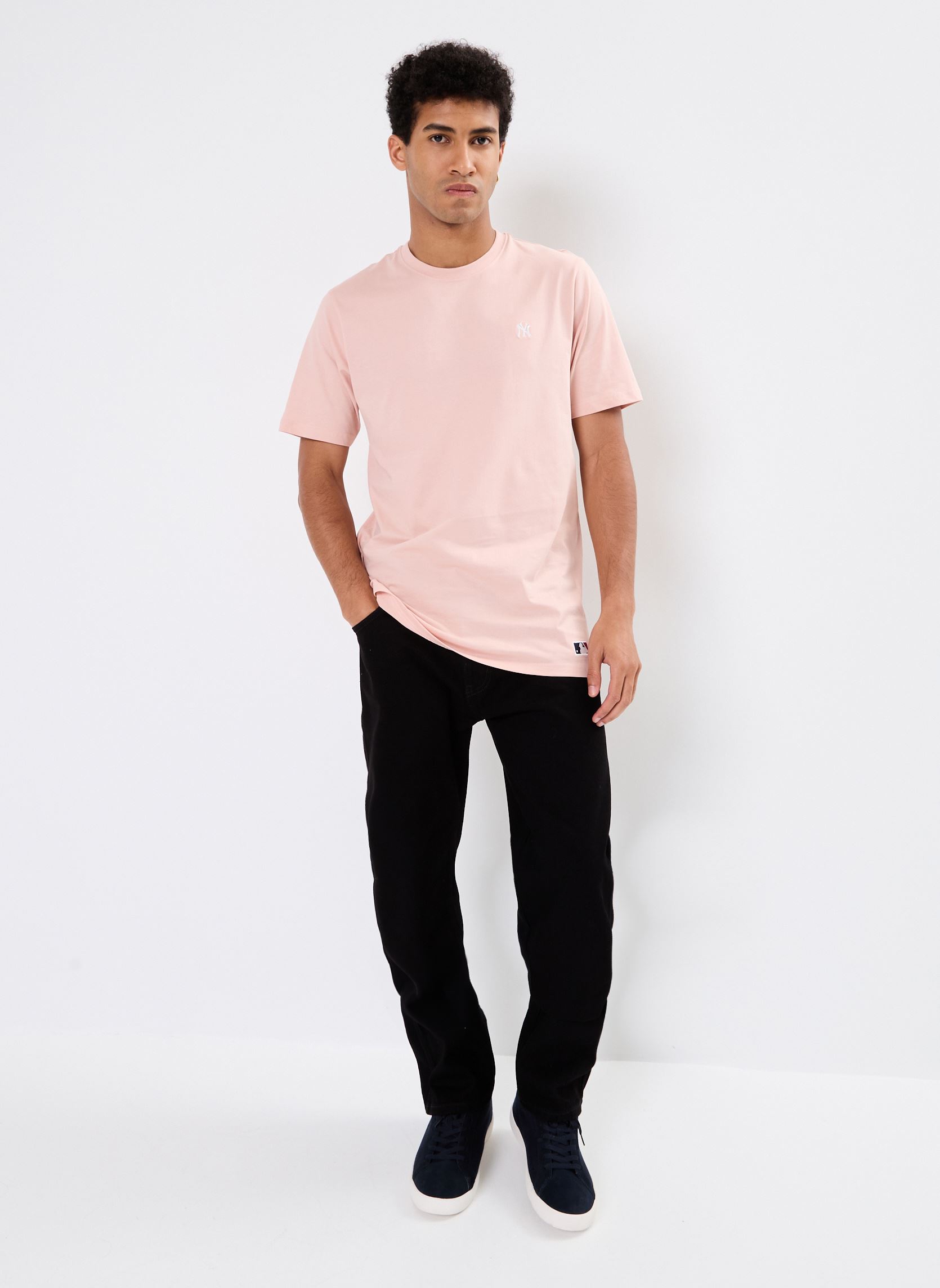 Tee-shirts manches courtes 47 TEE MLB NEW YORK YANKEES BASE RUNER L homme rose 47 BRAND Tee-shirts manches courtes 47 TEE MLB NEW YORK YANKEES BASE RUNER L homme rose DUSTY MAUVE