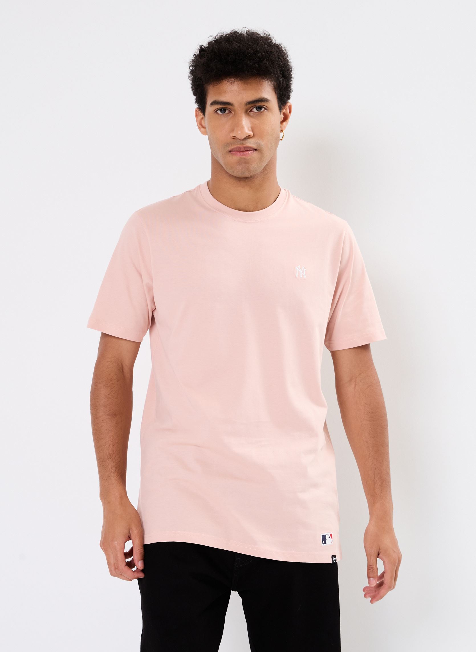 Tee-shirts manches courtes 47 TEE MLB NEW YORK YANKEES BASE RUNER L homme rose 47 BRAND Tee-shirts manches courtes 47 TEE MLB NEW YORK YANKEES BASE RUNER L homme rose DUSTY MAUVE