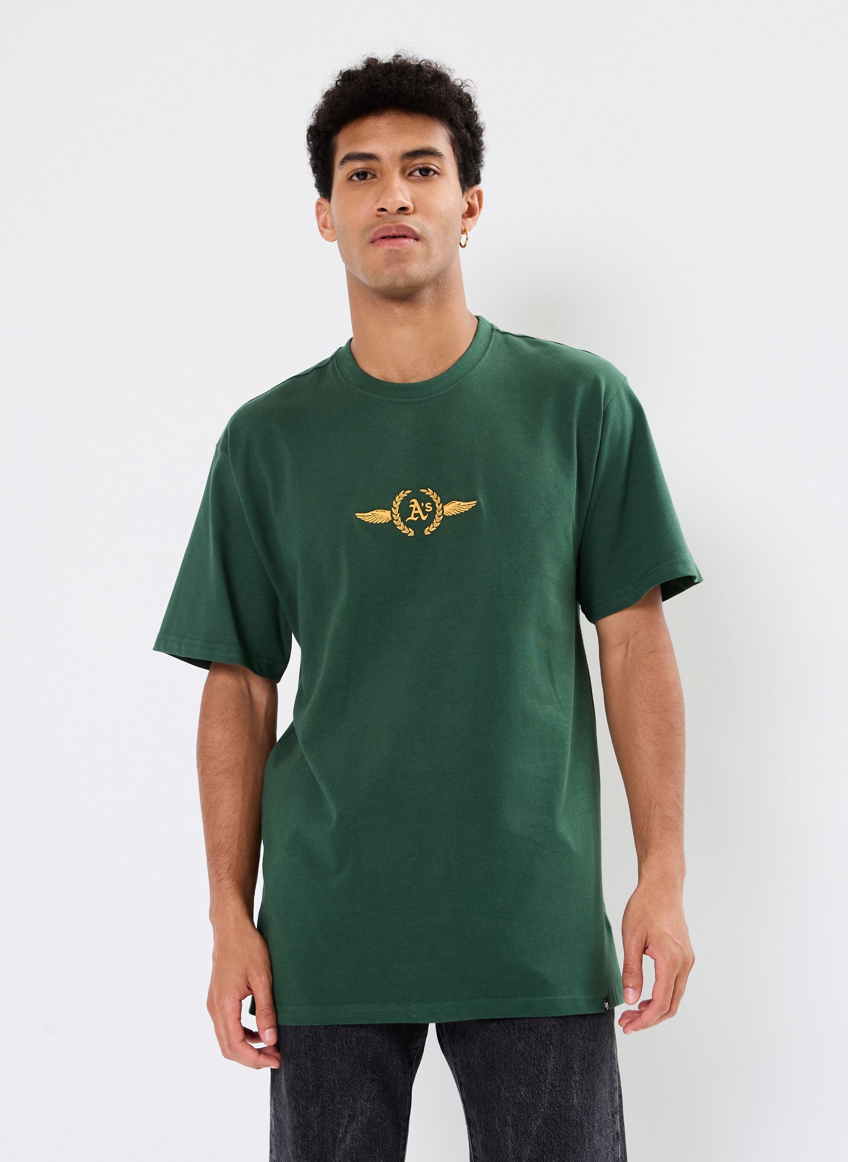 T-shirts met korte mouwen 47 TEE MLB OAKLAND ATHLETICS SKY HIGH DR heren groen 47 BRAND T-shirts met korte mouwen 47 TEE MLB OAKLAND ATHLETICS SKY HIGH DR heren groen DARK GREEN