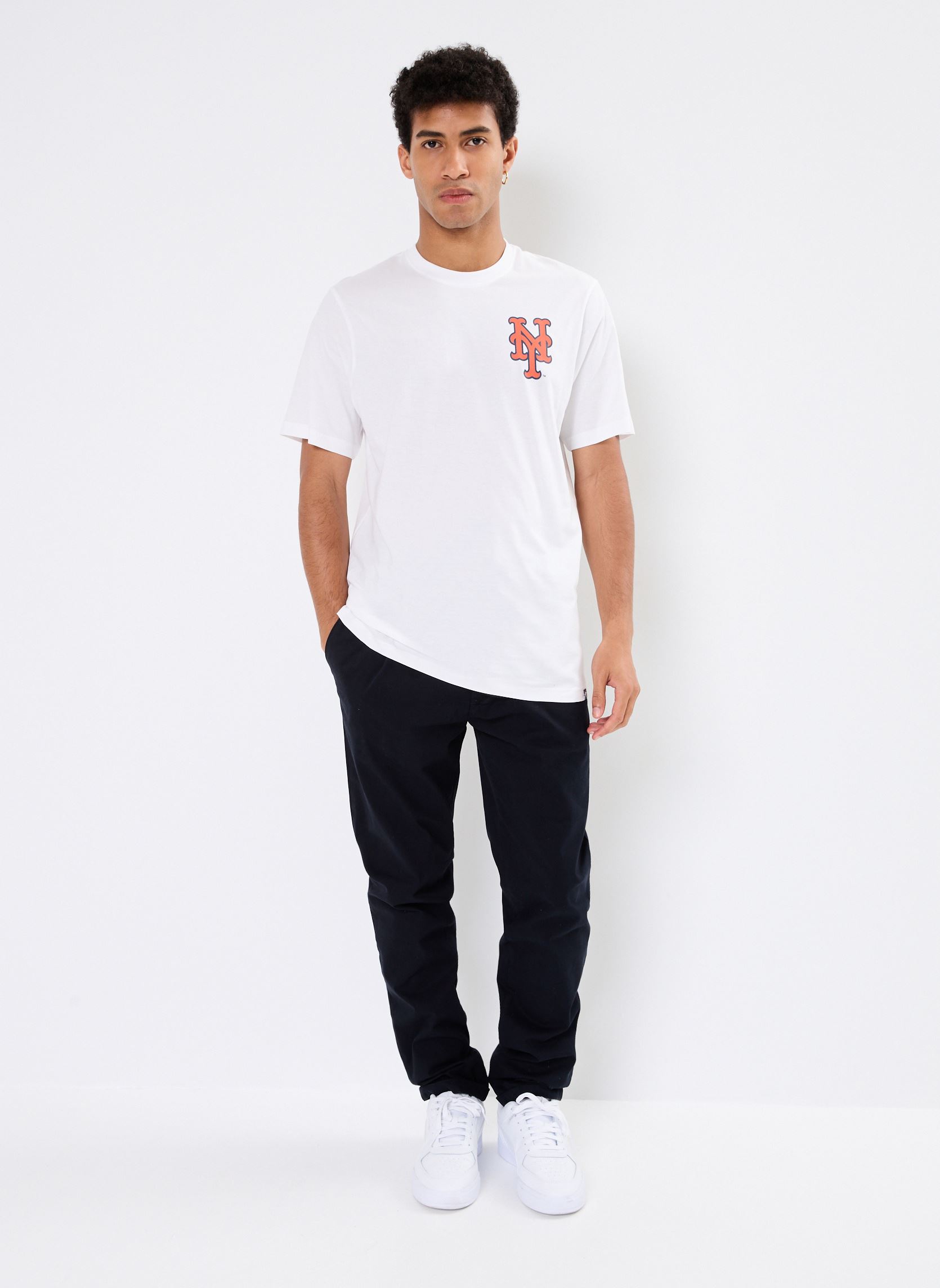 Tee-shirts 47 TEE MLB NEW YORK METS BACKER ECHO - U homme blanc 47 BRAND Tee-shirts 47 TEE MLB NEW YORK METS BACKER ECHO - U homme blanc WHITE WASH
