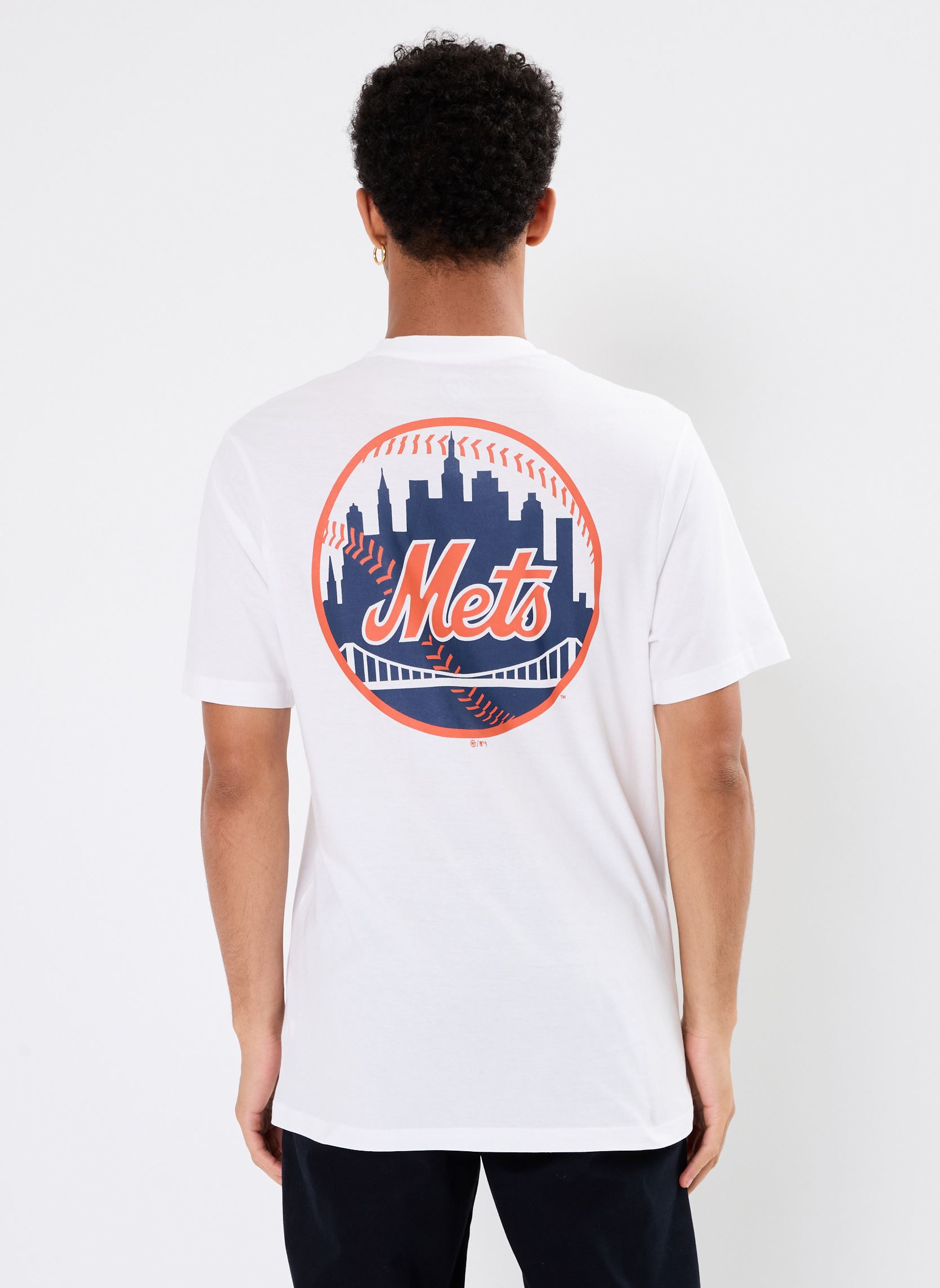 Tee-shirts 47 TEE MLB NEW YORK METS BACKER ECHO - U homme blanc 47 BRAND Tee-shirts 47 TEE MLB NEW YORK METS BACKER ECHO - U homme blanc WHITE WASH