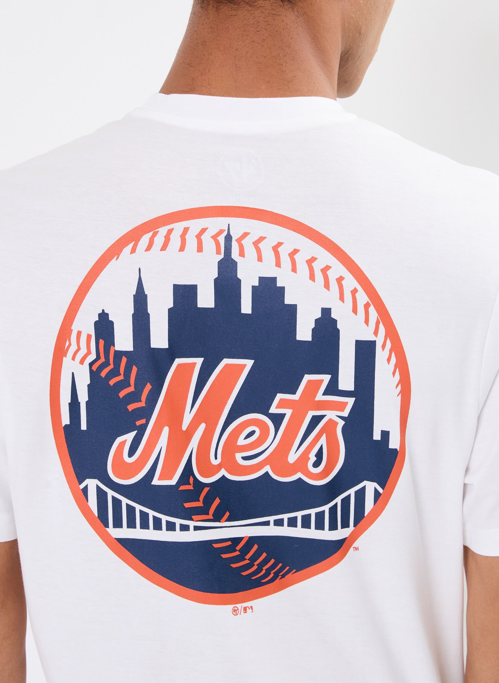 Tee-shirts 47 TEE MLB NEW YORK METS BACKER ECHO - U homme blanc 47 BRAND Tee-shirts 47 TEE MLB NEW YORK METS BACKER ECHO - U homme blanc WHITE WASH