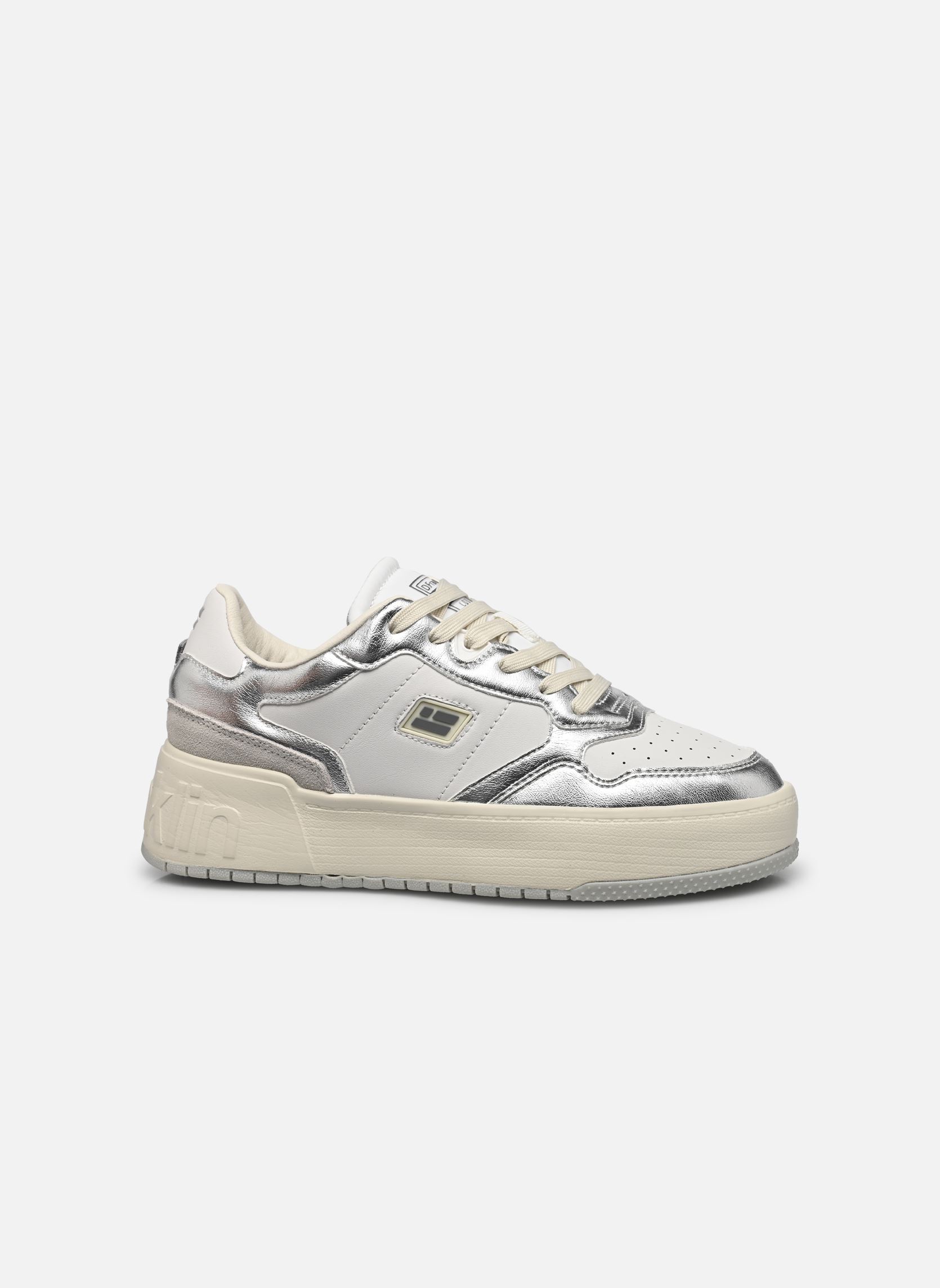 Baskets Court 321 femme argent D Franklin Baskets Court 321 femme argent WHITE/SILVER