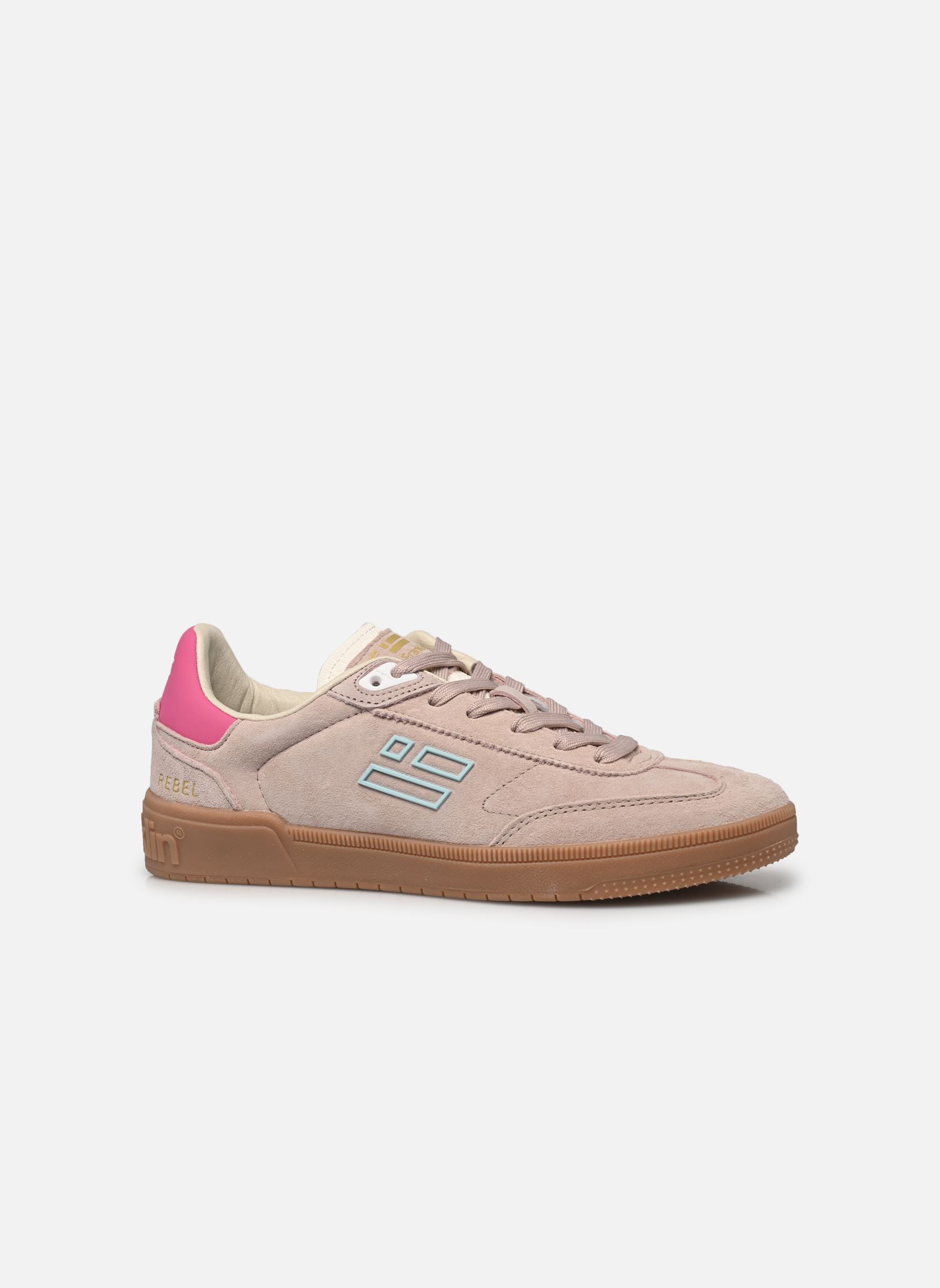 Sneakers Rebel 387 dames roze D Franklin Sneakers Rebel 387 dames roze BEIGEROSE
