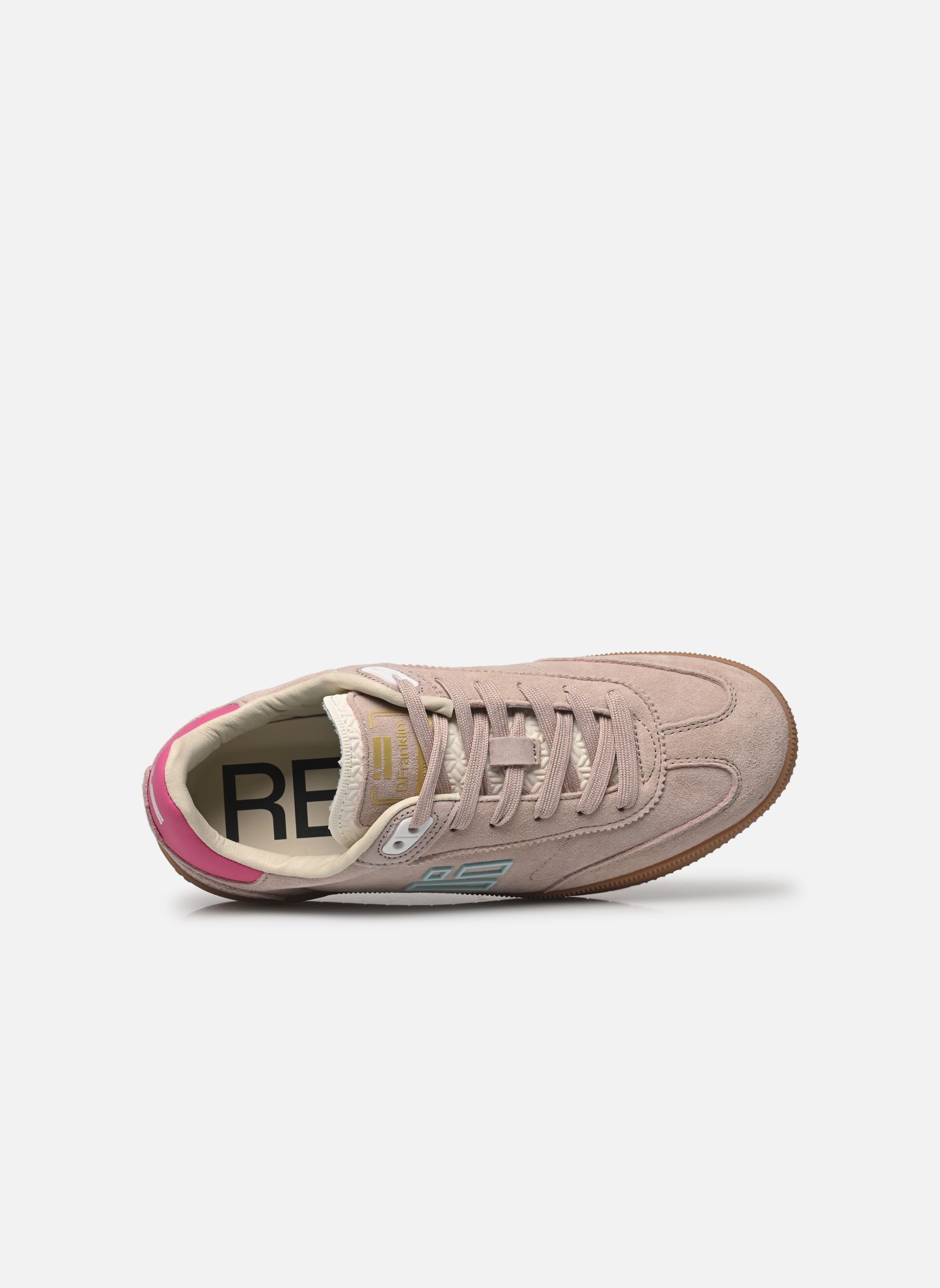 Sneakers Rebel 387 dames roze D Franklin Sneakers Rebel 387 dames roze BEIGEROSE
