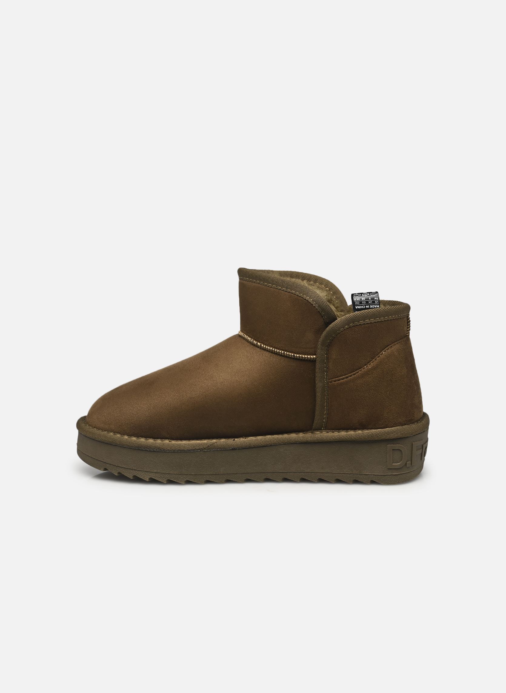 Gefütterte Stiefeletten Nordic 370 damen grün D Franklin Gefütterte Stiefeletten Nordic 370 damen grün OLIVE