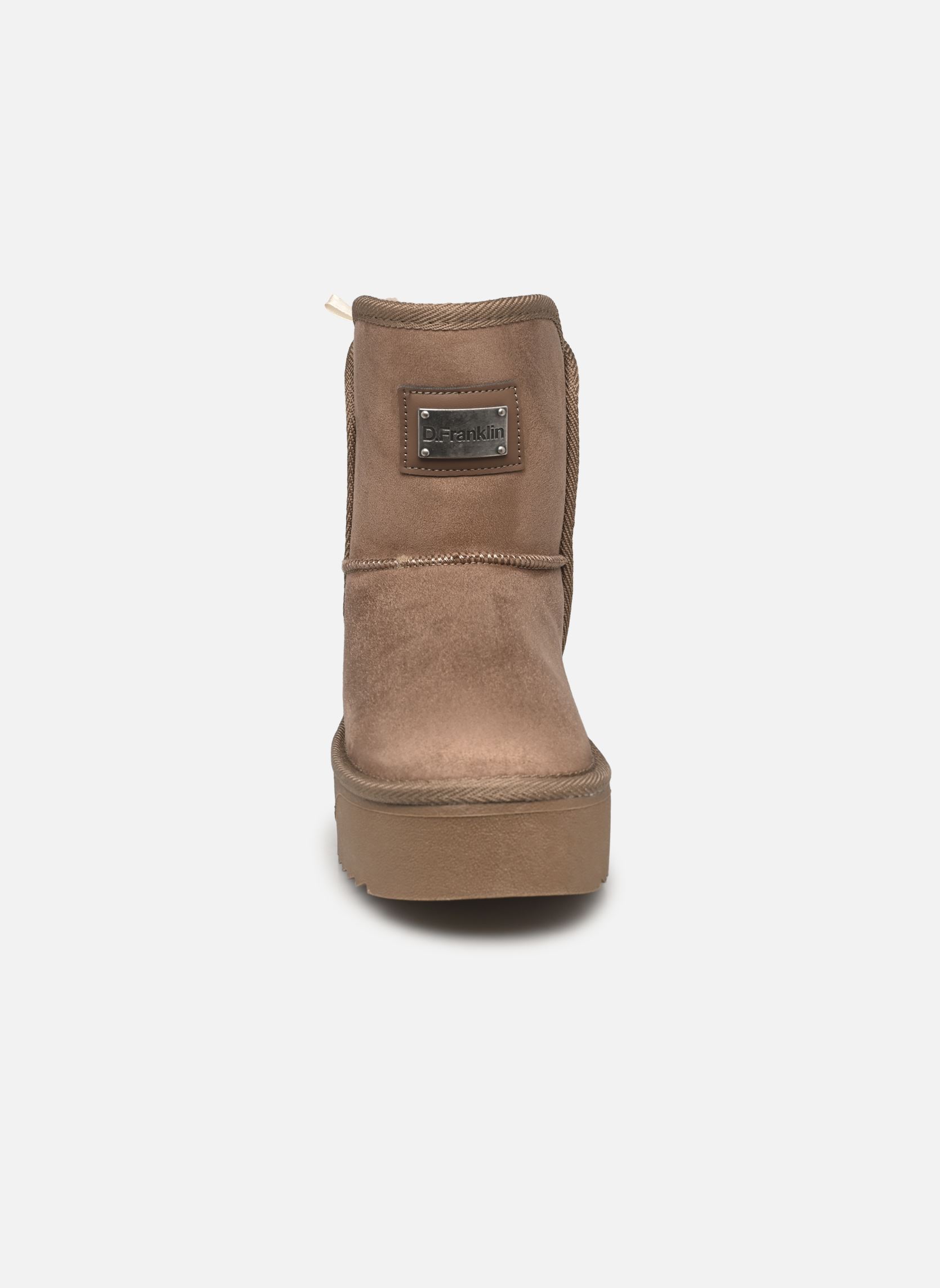 Gefütterte Stiefeletten Nordic V2.371 damen braun D Franklin Gefütterte Stiefeletten Nordic V2.371 damen braun TAUP