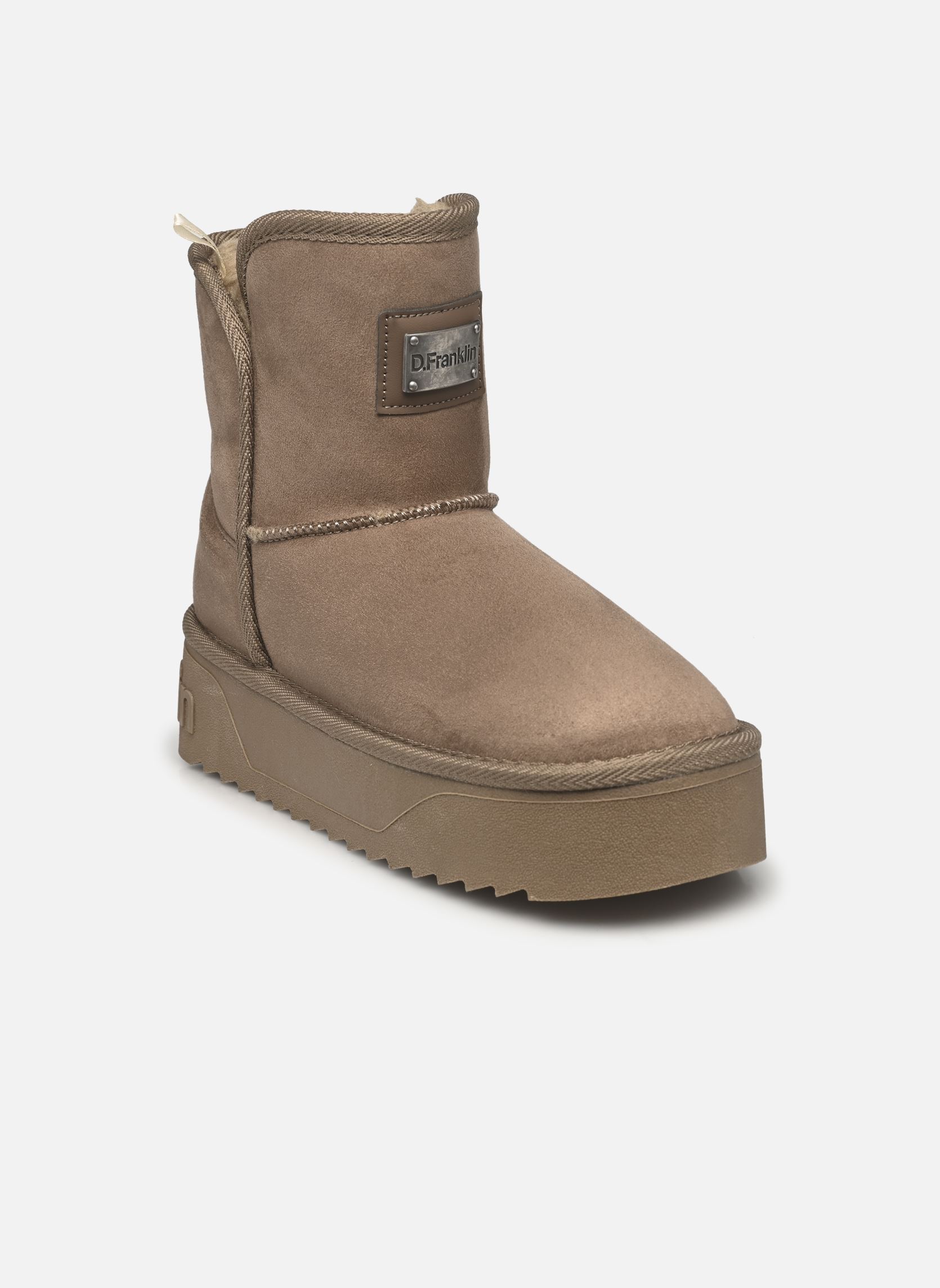 Gefütterte Stiefeletten Nordic V2.371 damen braun D Franklin Gefütterte Stiefeletten Nordic V2.371 damen braun TAUP