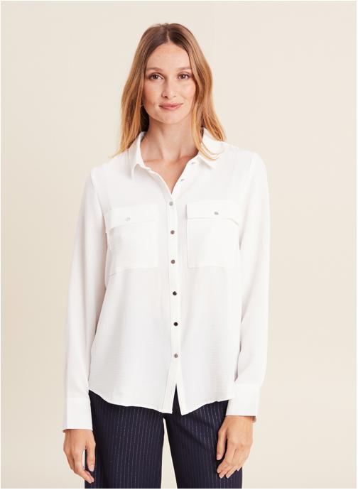 Bréal Chemises CHEMIFLOW femme blanc