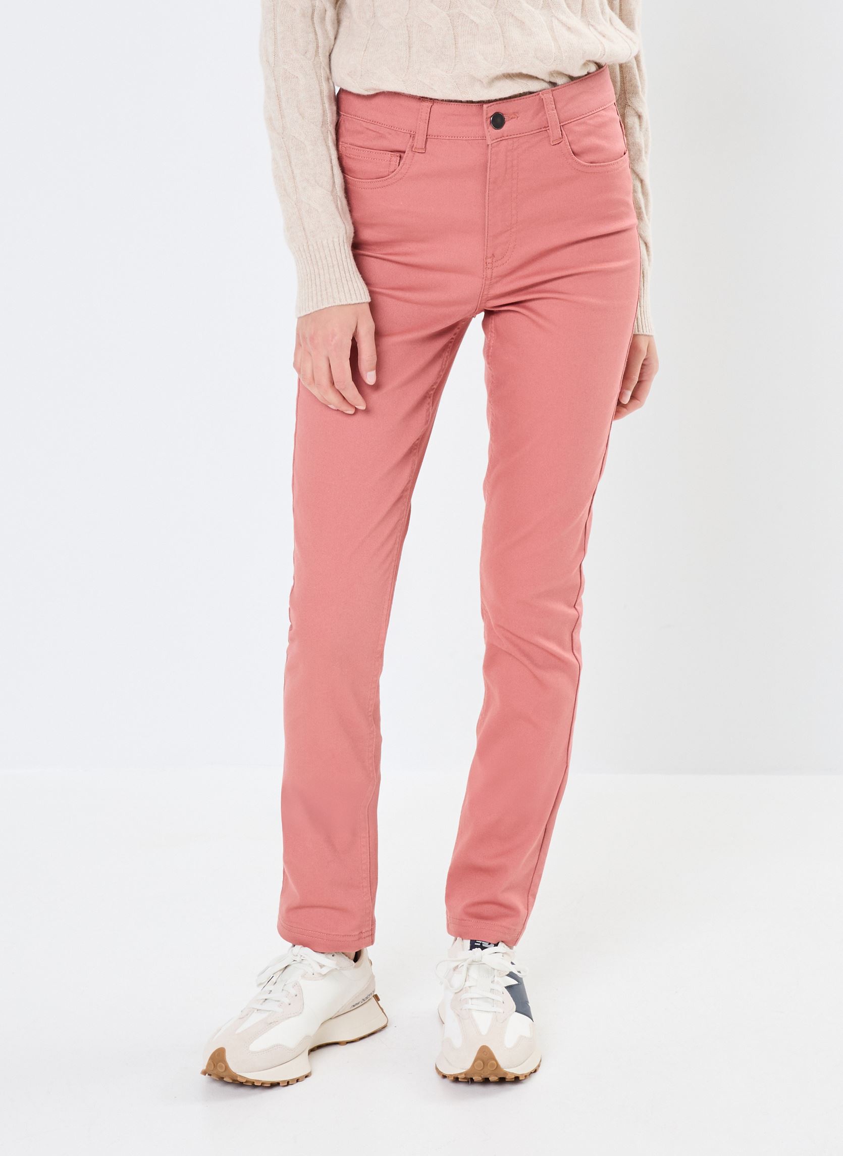 Pantalons slim PANTALON-SLIM femme rose MADE BY Pantalons slim PANTALON-SLIM femme rose WITHERED ROSE