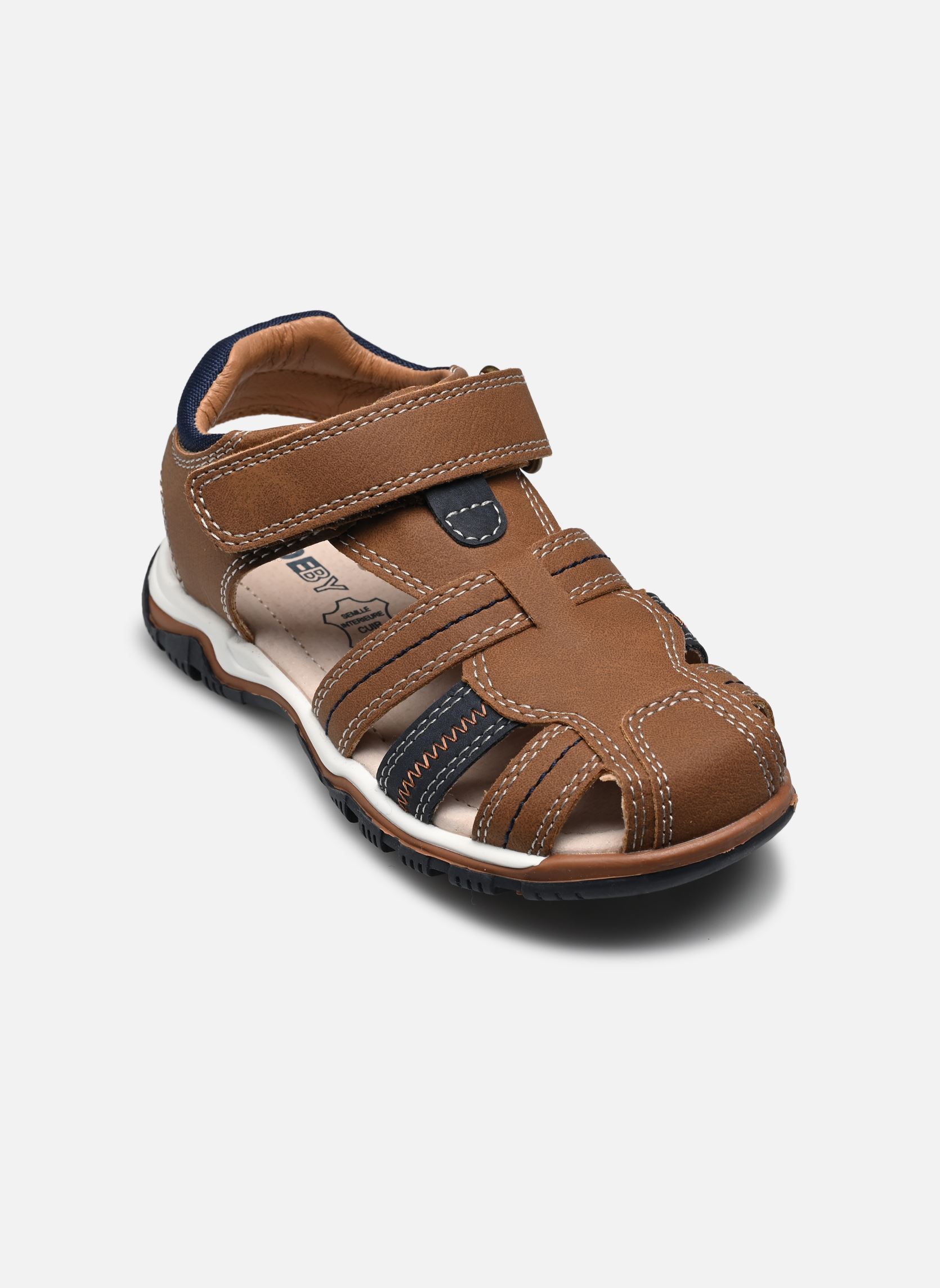 Badeschlappen Sandales FAZEL jungen braun MADE BY Badeschlappen Sandales FAZEL jungen braun Cognac