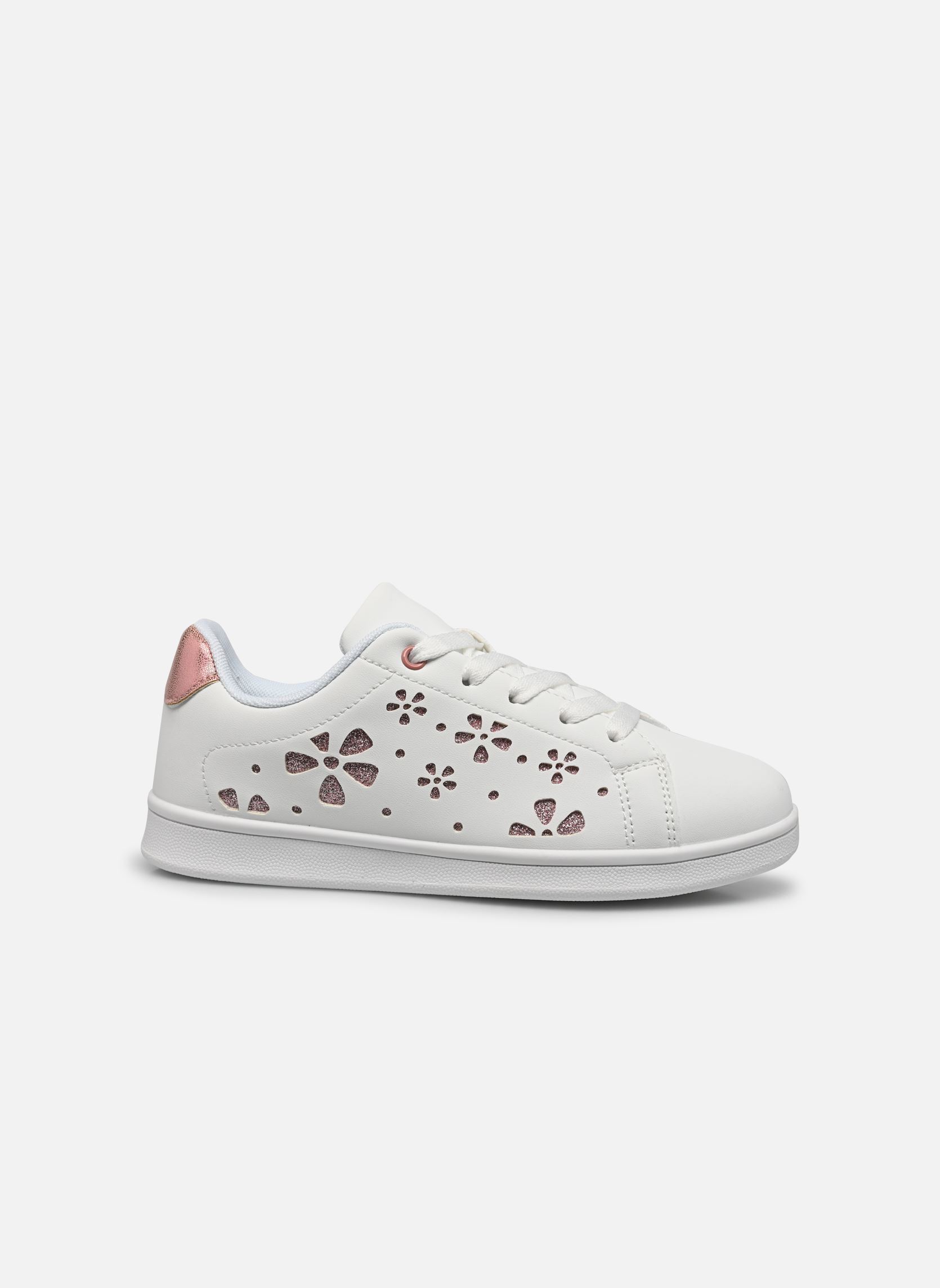 Sneakers Baskets AGLITTER meisjes wit MADE BY Sneakers Baskets AGLITTER meisjes wit Blanc