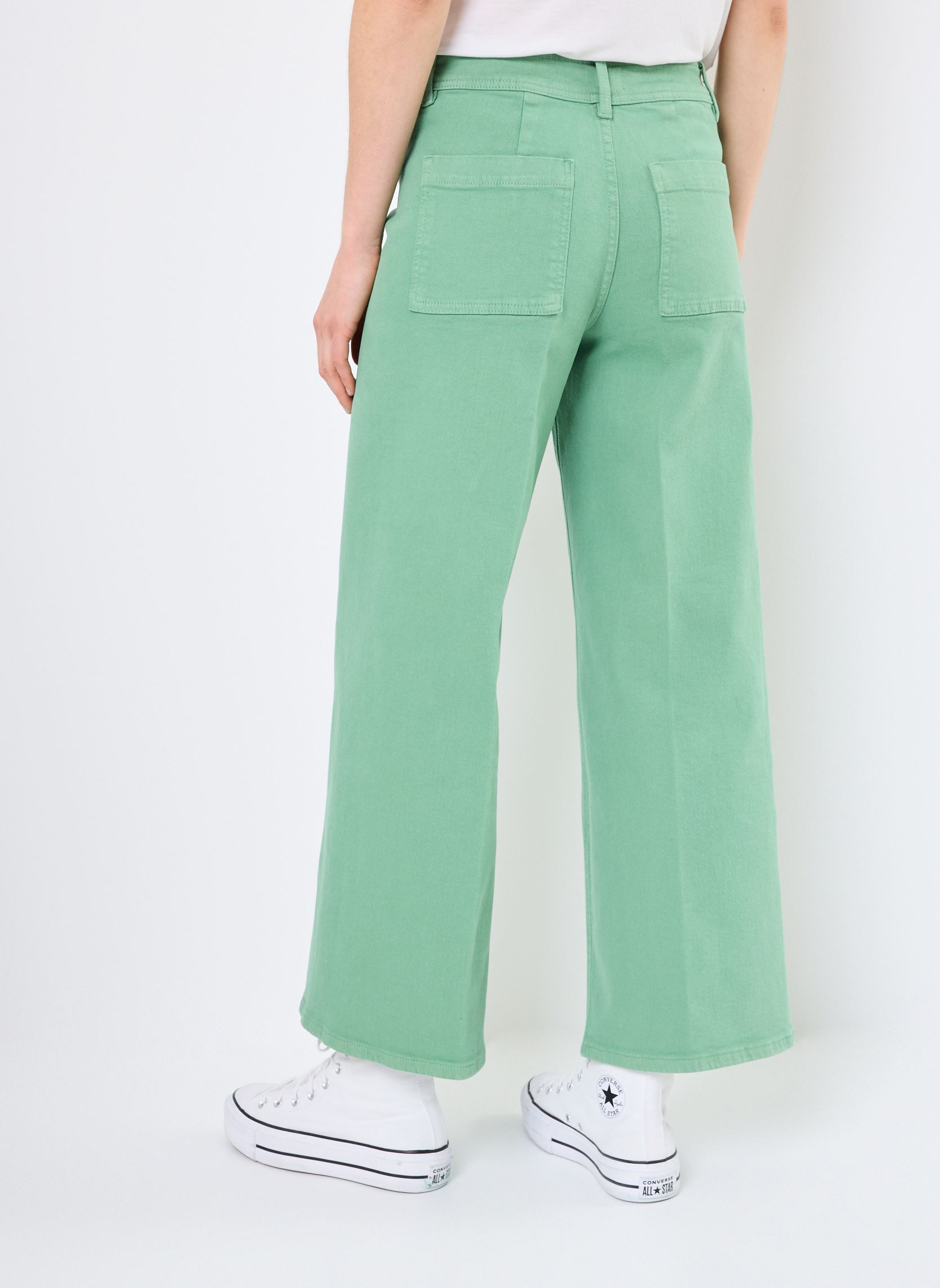 Pantalons larges PCROP femme vert MADE BY Pantalons larges PCROP femme vert GREEN SPRUCE