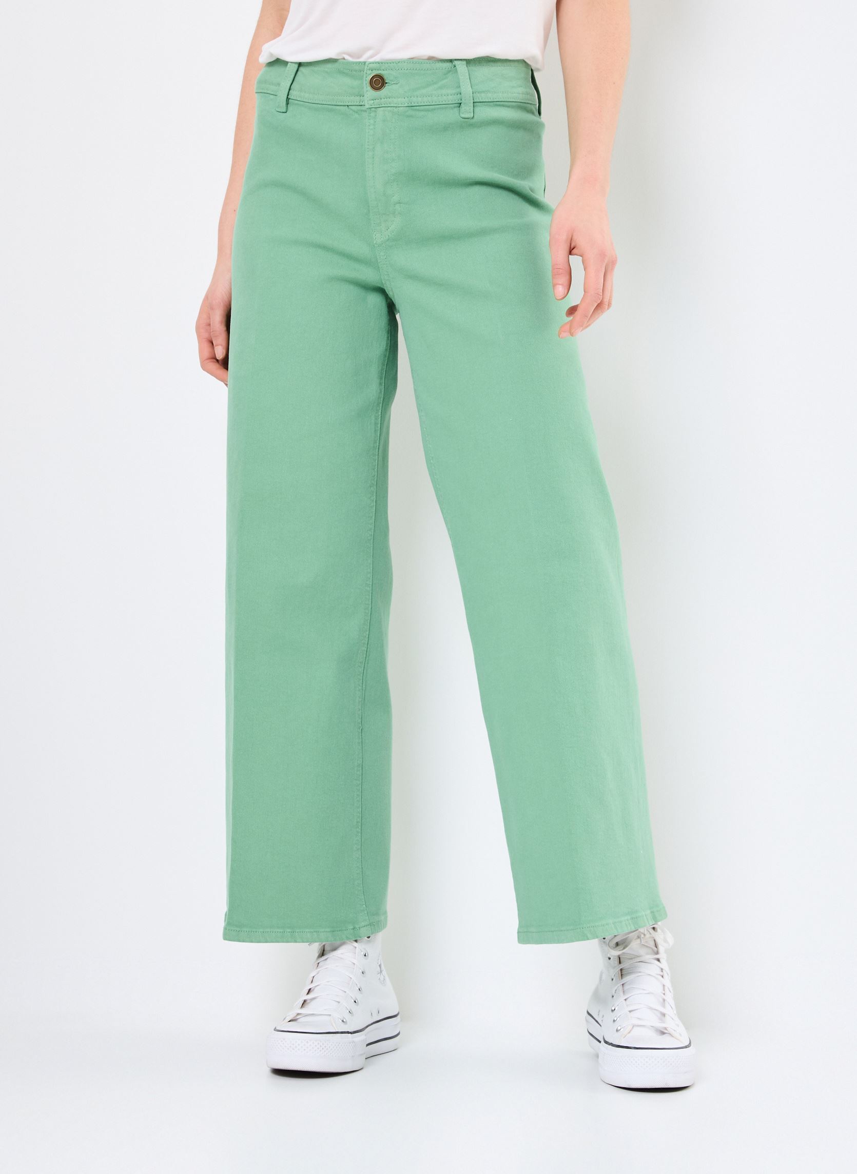 Pantalons larges PCROP femme vert MADE BY Pantalons larges PCROP femme vert GREEN SPRUCE