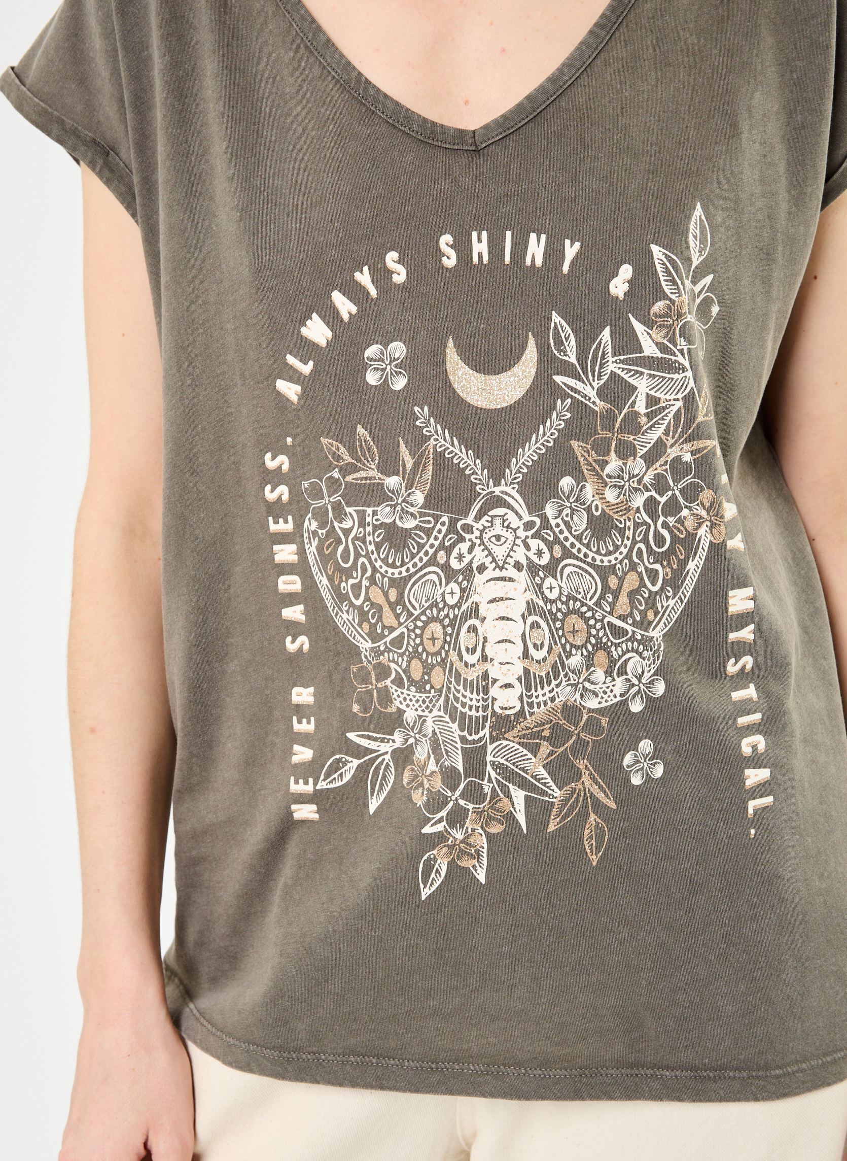 Kurzarm-T-Shirts TEPAPILLON damen grün MADE BY Kurzarm-T-Shirts TEPAPILLON damen grün MIS3 ACCIDAYS_PAPILLON_CHIMERA