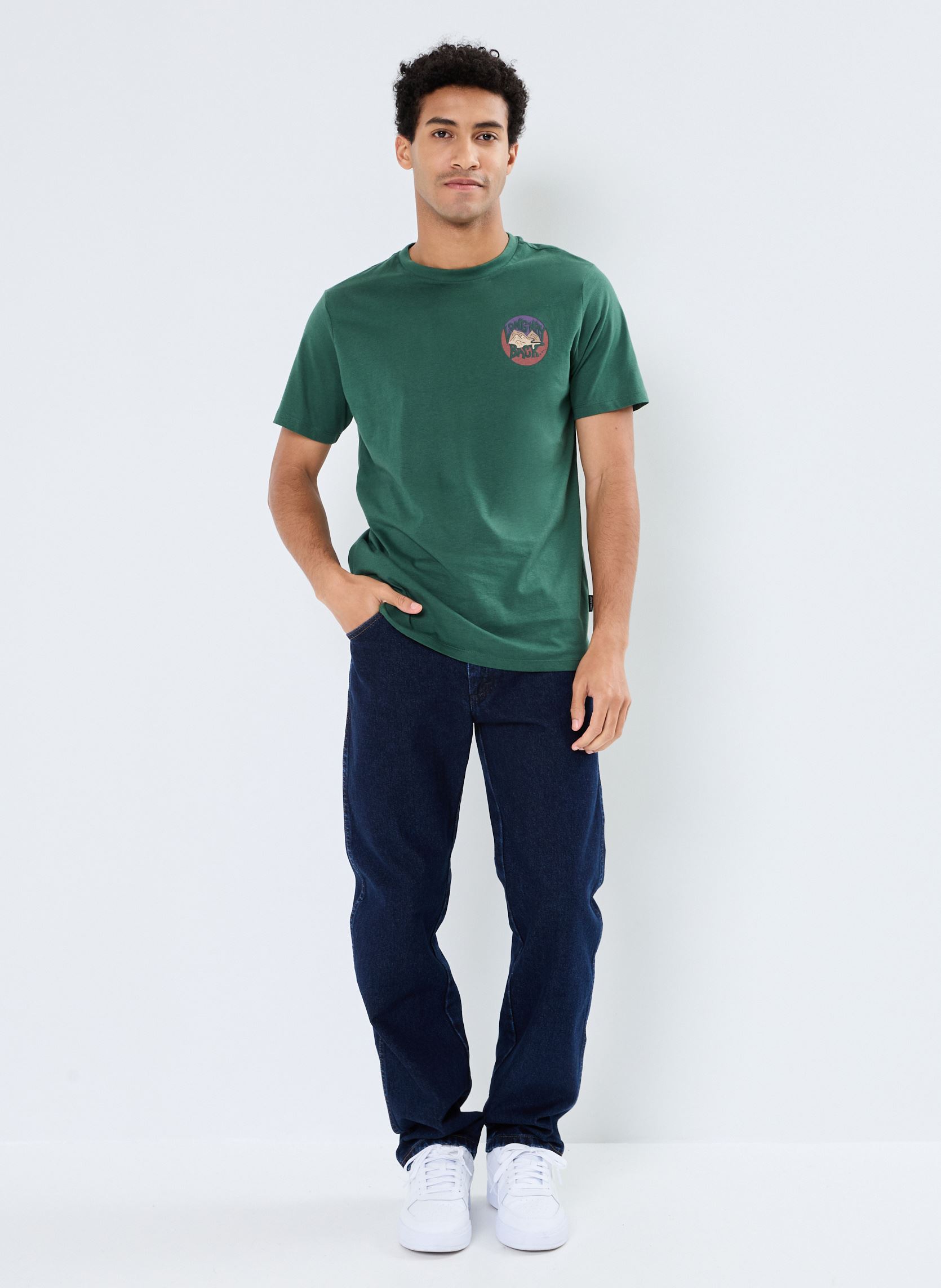 Jeans droit 13MWZ - Cow-boy cut homme bleu Wrangler Jeans droit 13MWZ - Cow-boy cut homme bleu DARK STONE