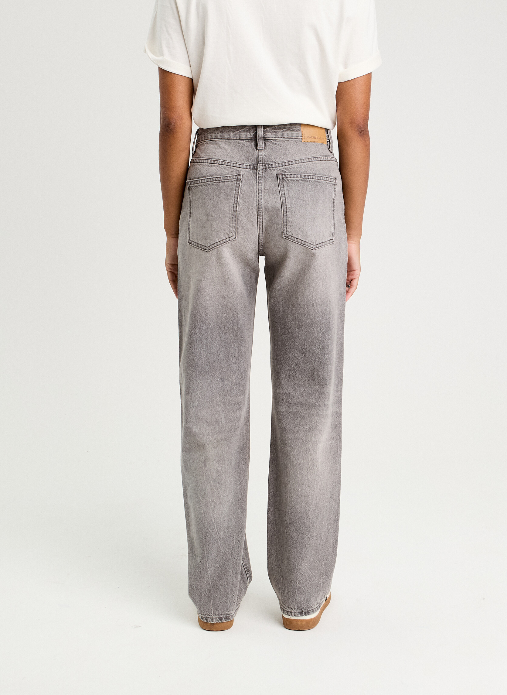 Jeans droit ISTANO-WINY2 femme gris Cache Cache Jeans droit ISTANO-WINY2 femme gris Gris
