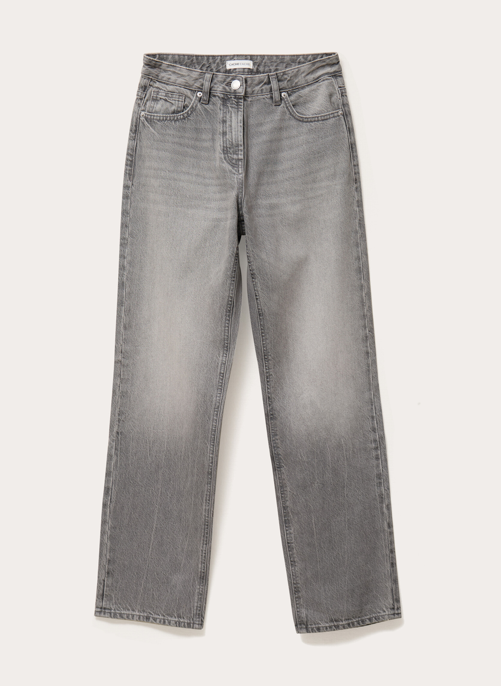 Jeans droit ISTANO-WINY2 femme gris Cache Cache Jeans droit ISTANO-WINY2 femme gris Gris
