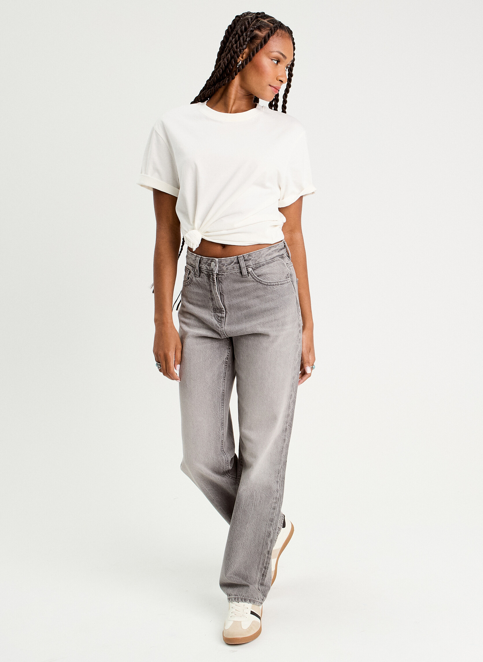 Jeans droit ISTANO-WINY2 femme gris Cache Cache Jeans droit ISTANO-WINY2 femme gris Gris
