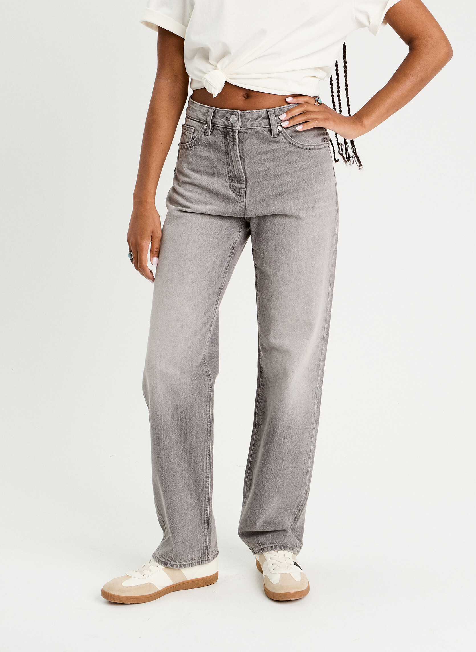 Jeans droit ISTANO-WINY2 femme gris Cache Cache Jeans droit ISTANO-WINY2 femme gris Gris