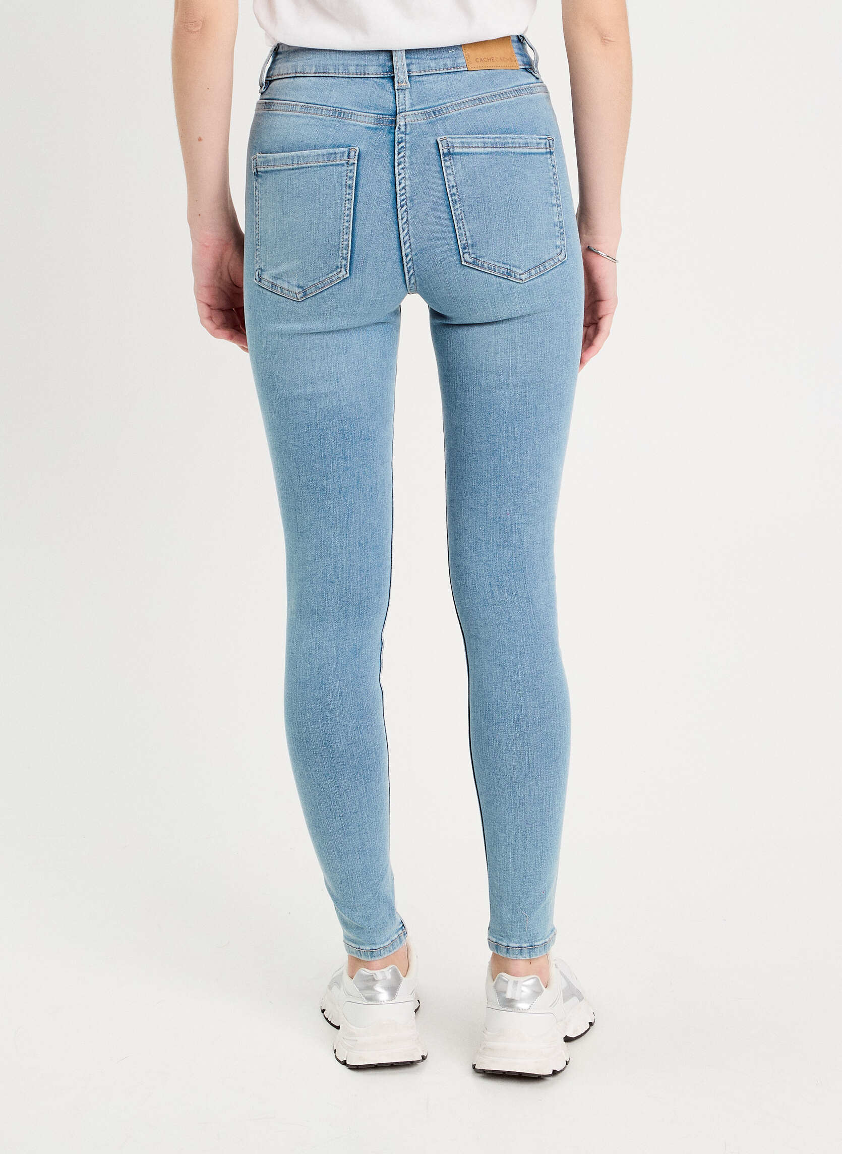 Jeans droit MILAHO-WIN2 femme bleu Cache Cache Jeans droit MILAHO-WIN2 femme bleu Bleu pastel