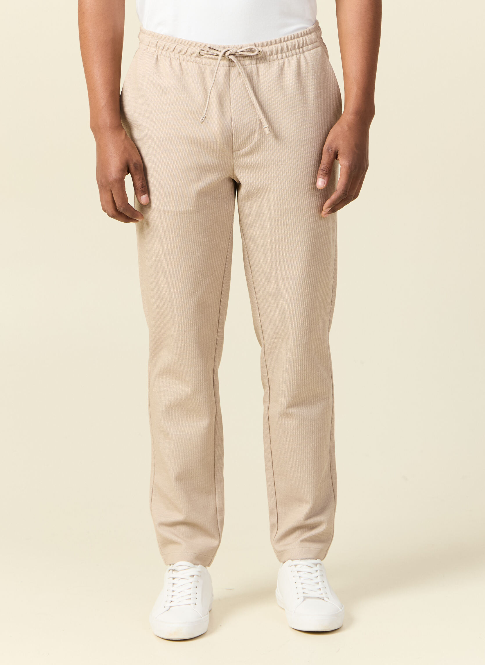 Pantalons droits Pantalons chino - PIQUEJOGH homme beige Bonobo Pantalons droits Pantalons chino - PIQUEJOGH homme beige Beige