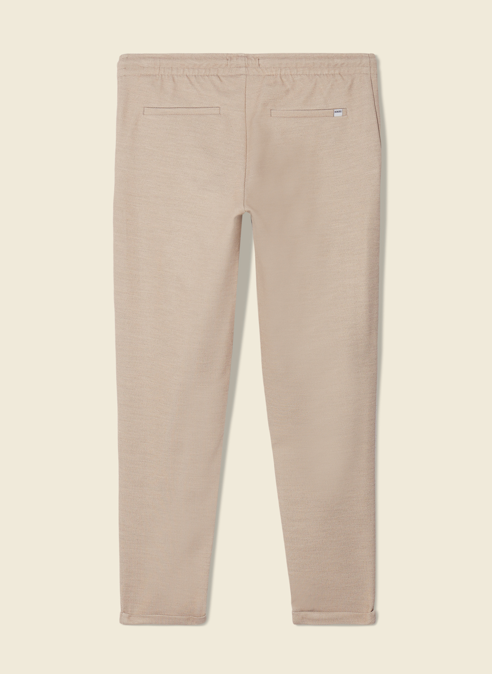 Pantalons droits Pantalons chino - PIQUEJOGH homme beige Bonobo Pantalons droits Pantalons chino - PIQUEJOGH homme beige Beige