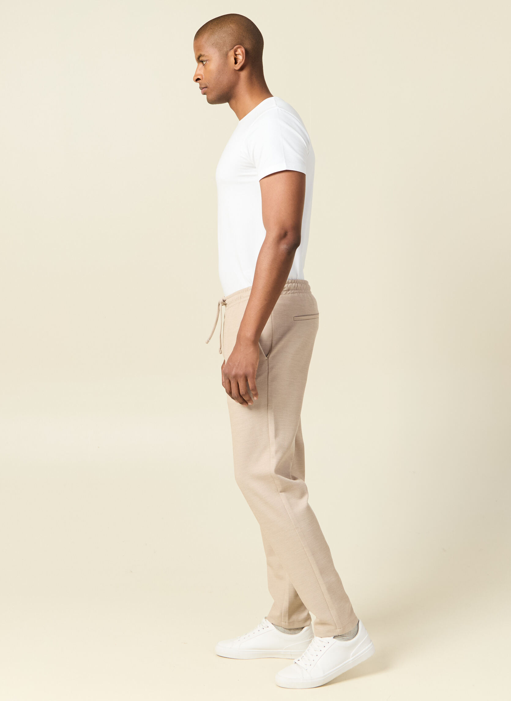 Pantalons droits Pantalons chino - PIQUEJOGH homme beige Bonobo Pantalons droits Pantalons chino - PIQUEJOGH homme beige Beige