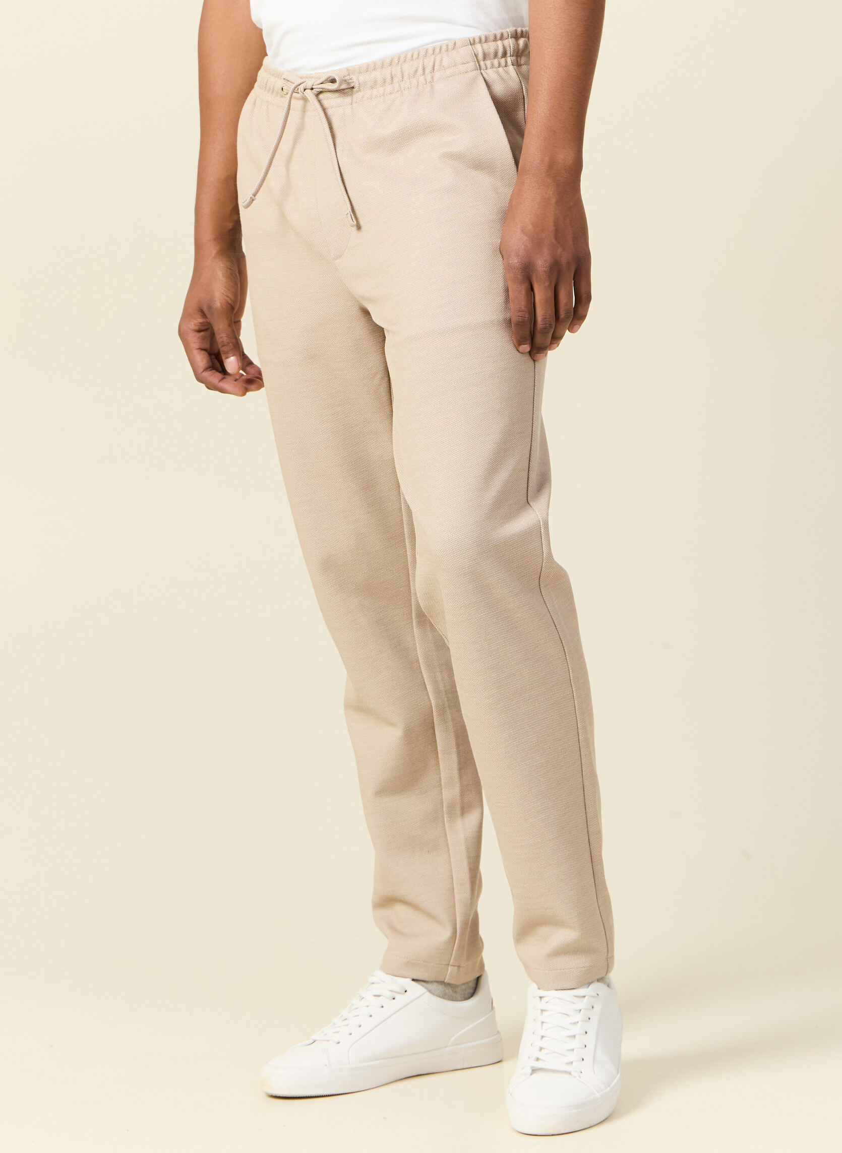 Pantalons droits Pantalons chino - PIQUEJOGH homme beige Bonobo Pantalons droits Pantalons chino - PIQUEJOGH homme beige Beige