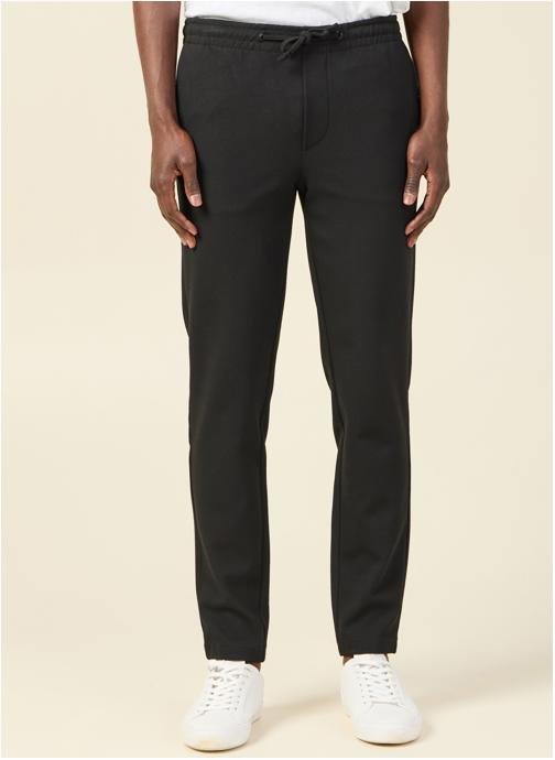 Bonobo Pantalons droits Pantalons chino - PIQUEJOGH homme noir