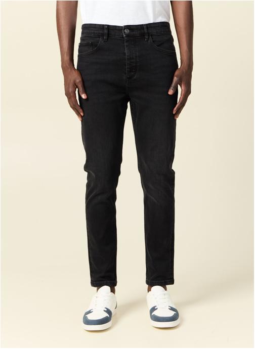 Bonobo Jeans droit Jeans skinny - SOHO-BASIK homme noir