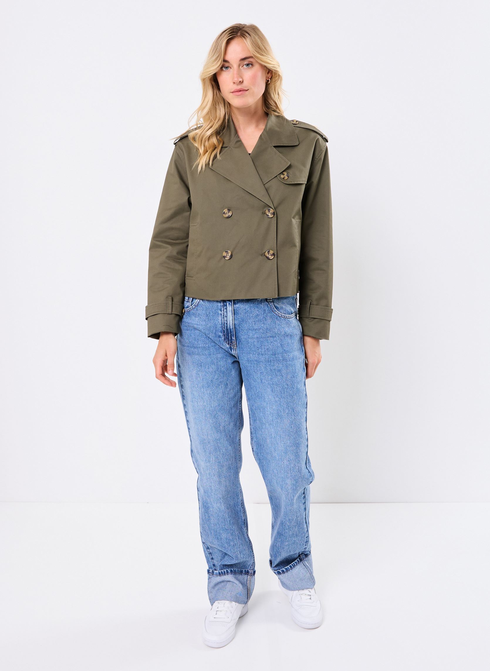 Trenchcoats TRENCH-COURT damen grün MADE BY Trenchcoats TRENCH-COURT damen grün IVY GREEN