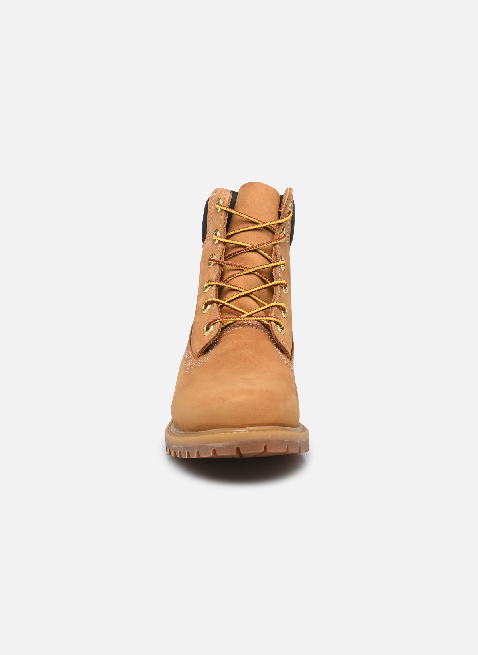 Bottines à lacets 6in Premium Boot W femme jaune Timberland Bottines à lacets 6in Premium Boot W femme jaune WHEAT NUBUCK