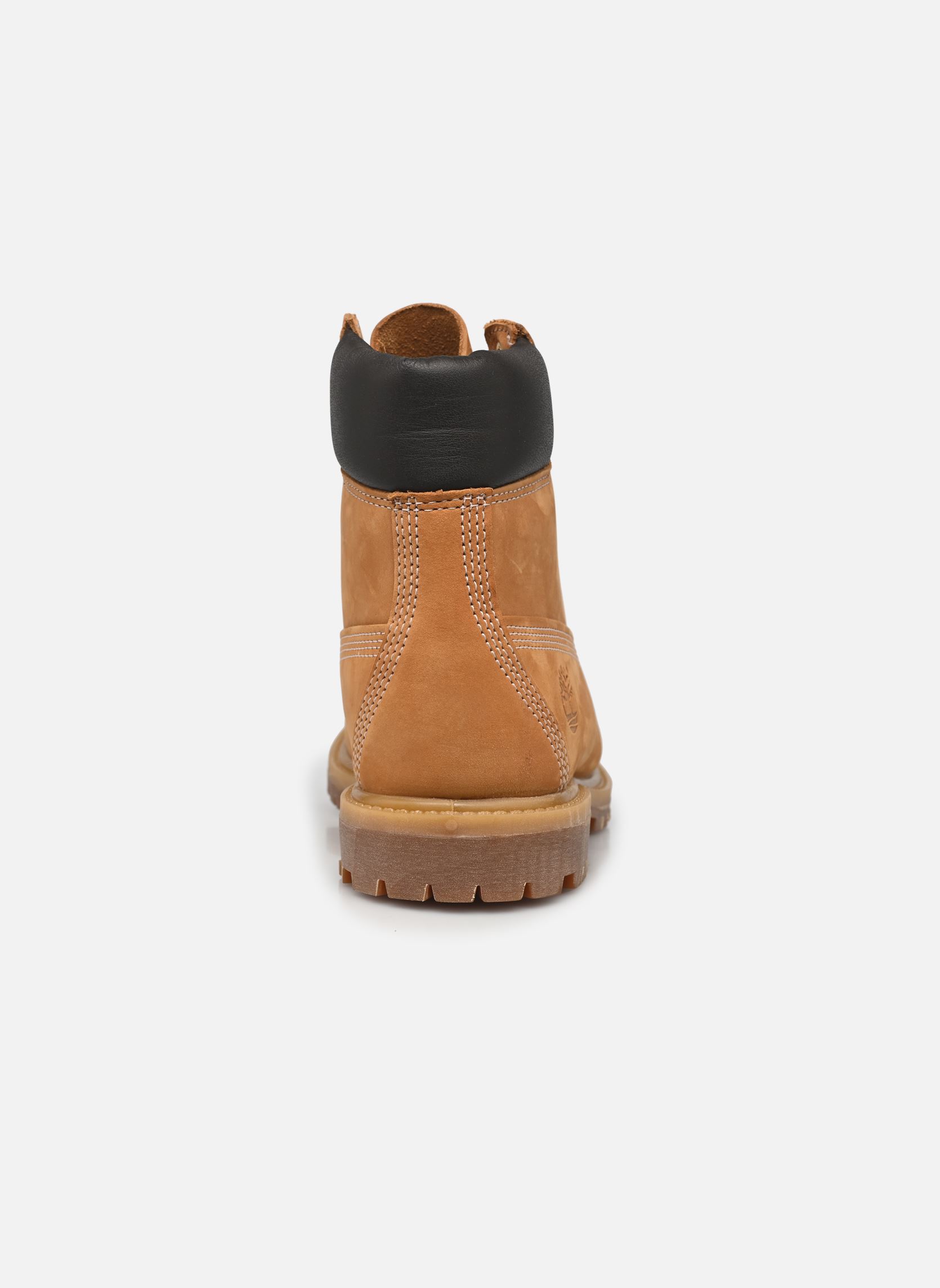 Bottines à lacets 6in Premium Boot W femme jaune Timberland Bottines à lacets 6in Premium Boot W femme jaune WHEAT NUBUCK