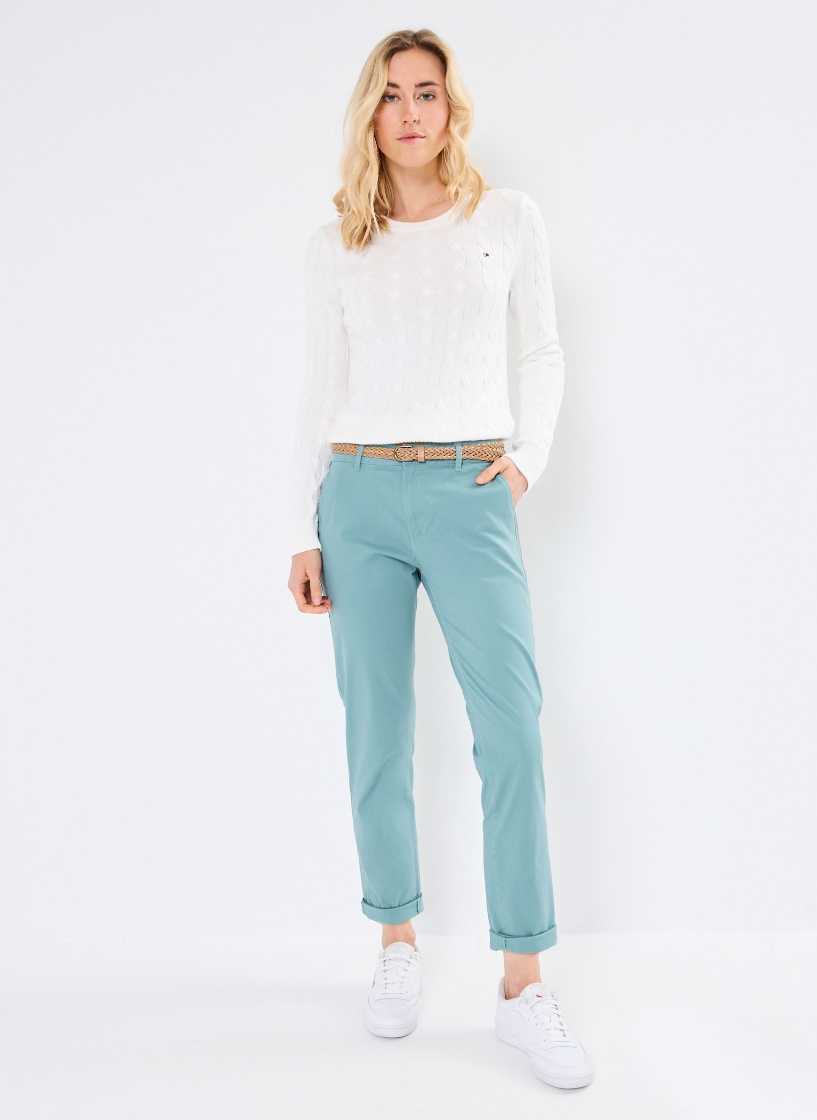 Chinohosen PANTALON-CHINO damen grün MADE BY Chinohosen PANTALON-CHINO damen grün TRELLIS