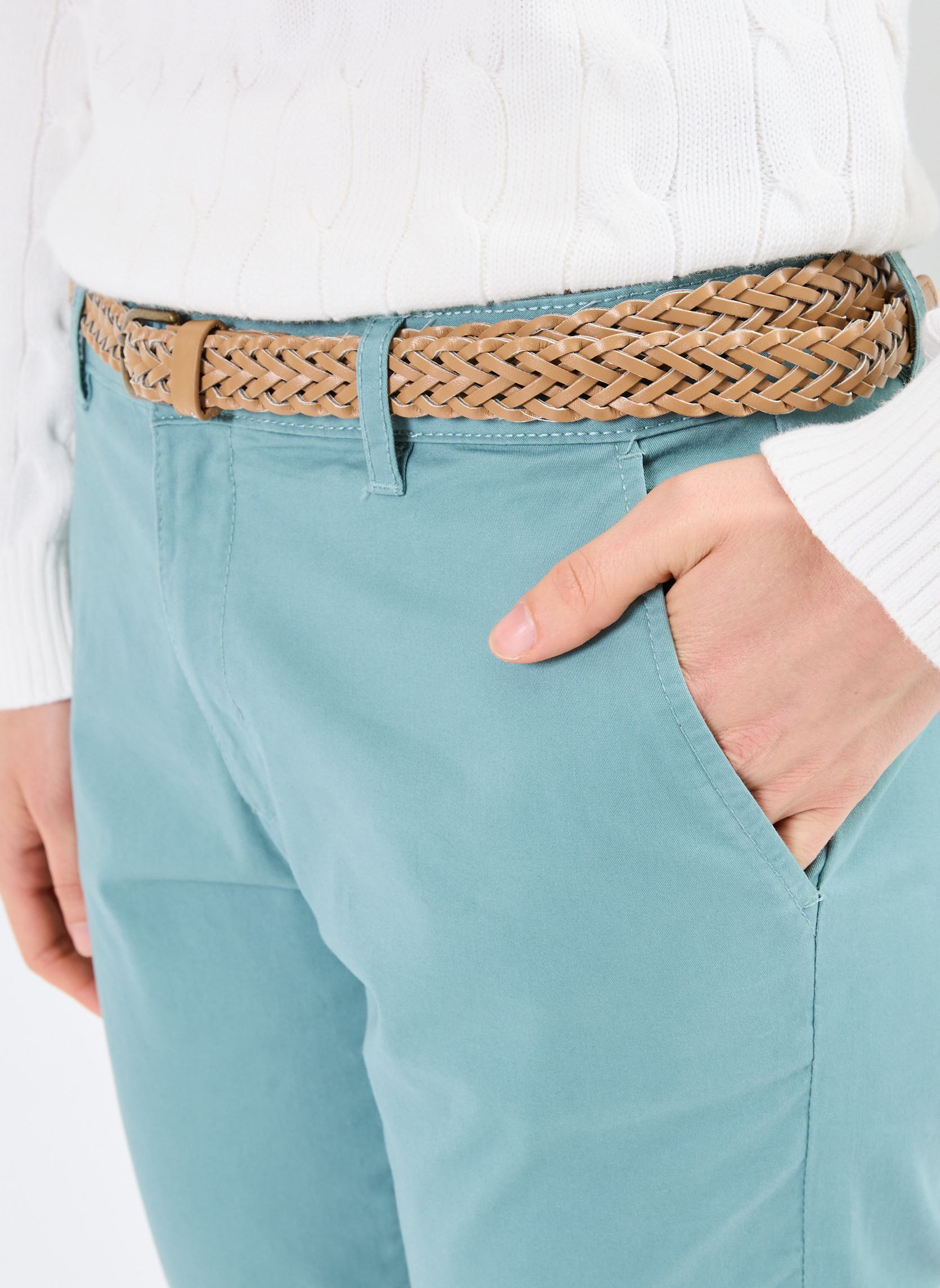 Chinohosen PANTALON-CHINO damen grün MADE BY Chinohosen PANTALON-CHINO damen grün TRELLIS