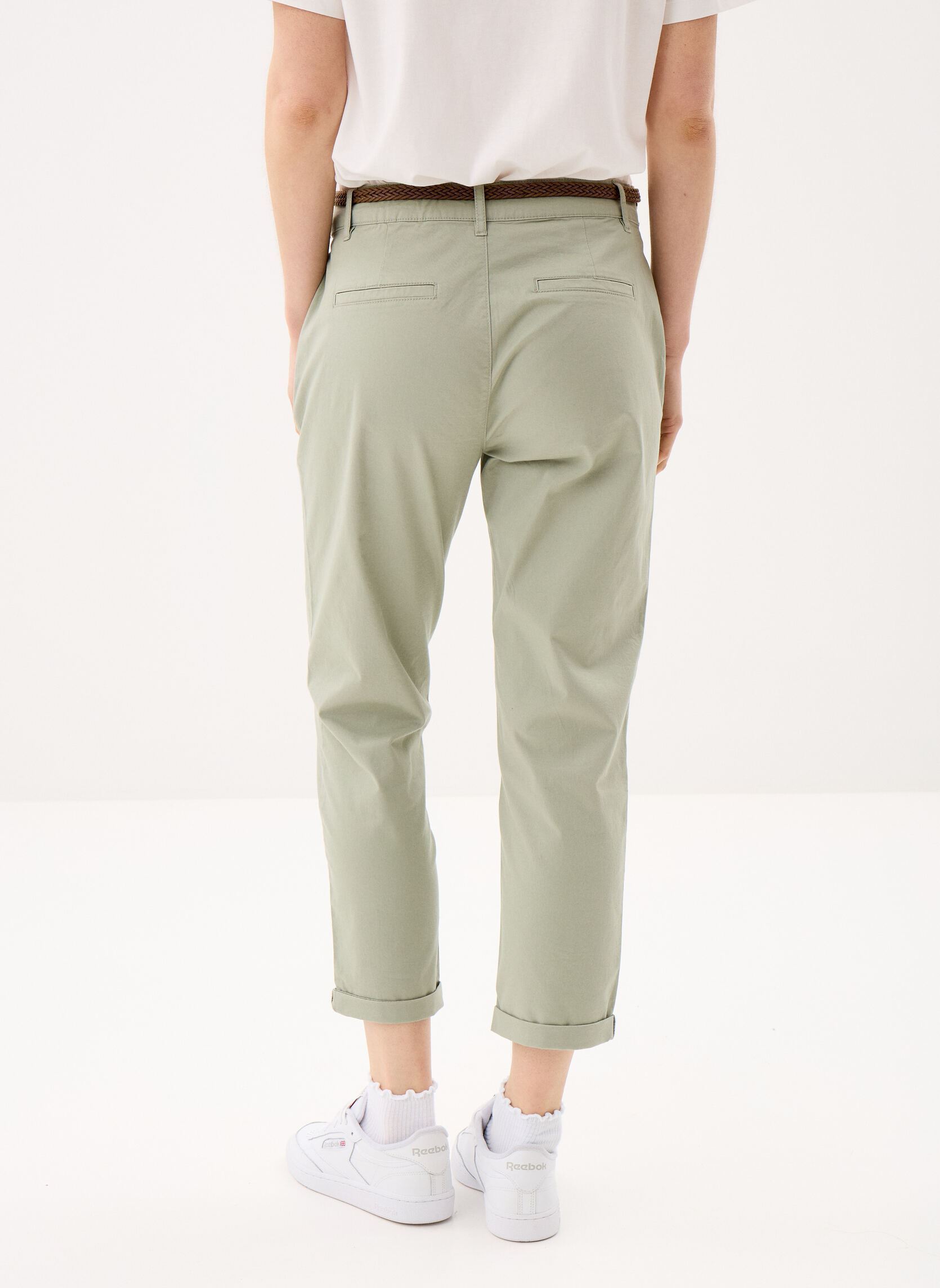 Chinohosen PANTALON-CHINO damen grün MADE BY Chinohosen PANTALON-CHINO damen grün SEAGRASS