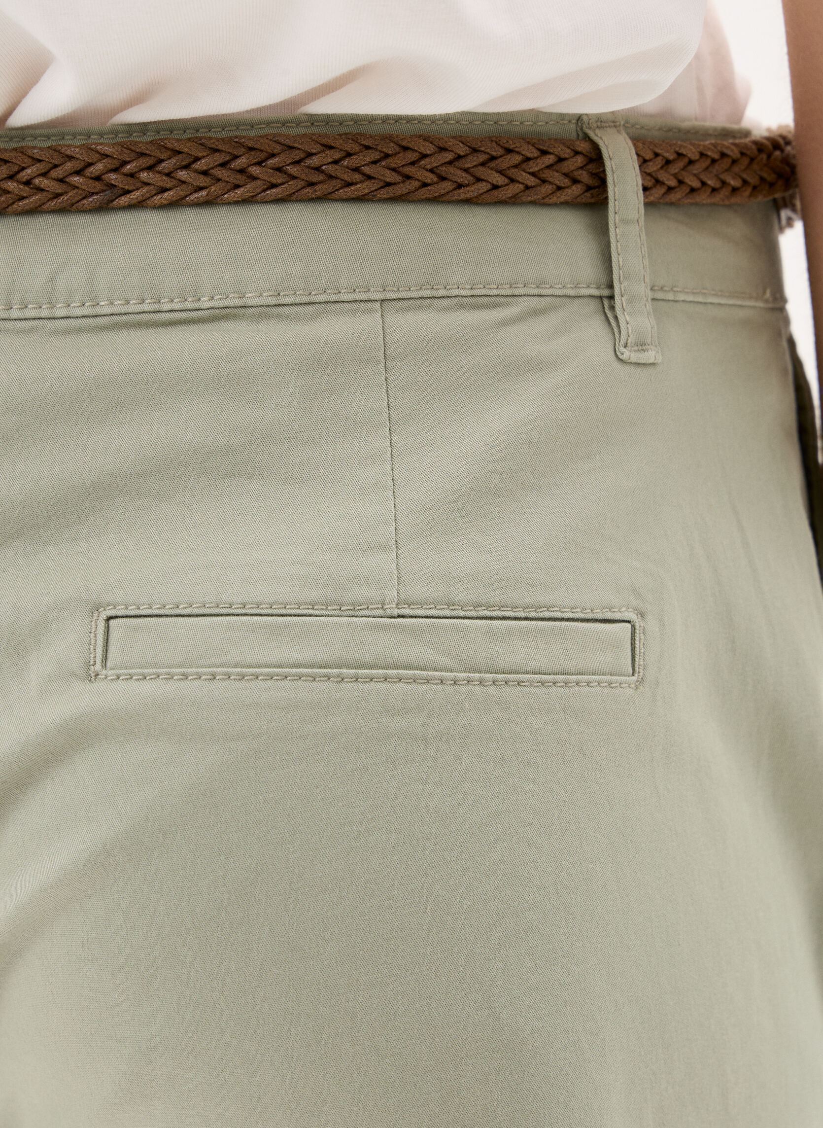 Chinohosen PANTALON-CHINO damen grün MADE BY Chinohosen PANTALON-CHINO damen grün SEAGRASS