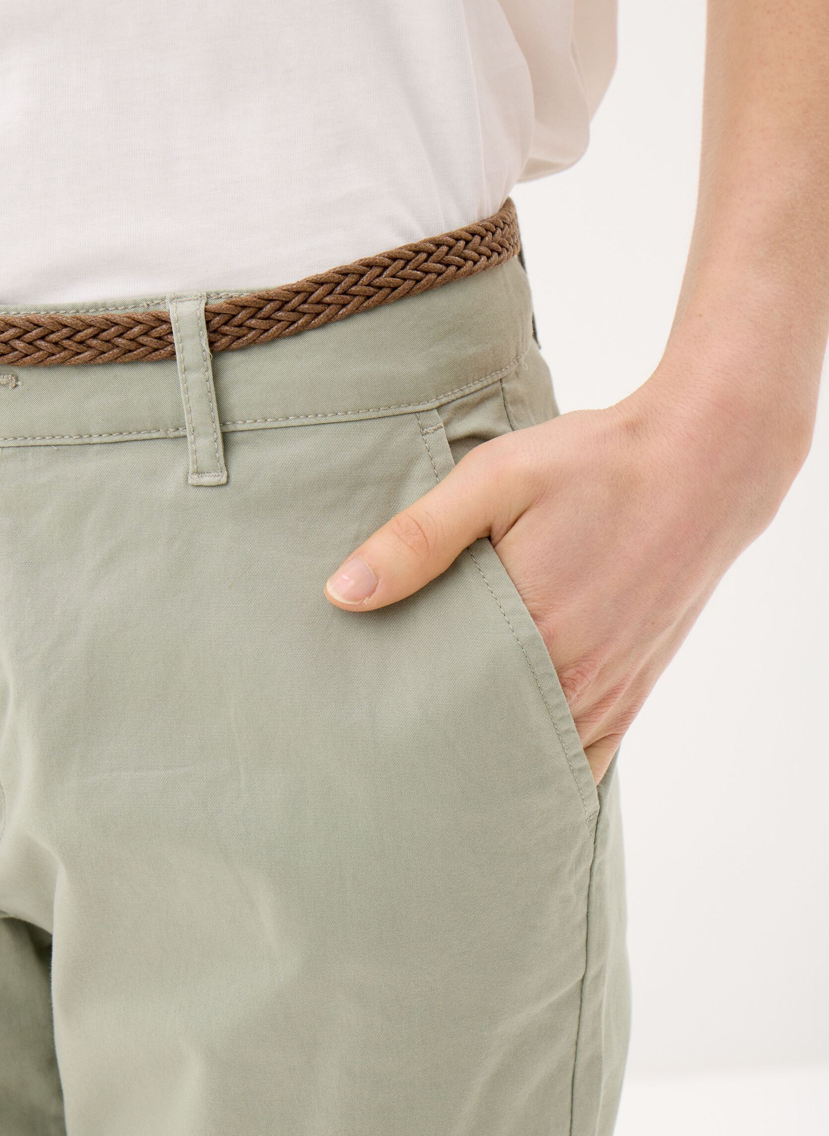 Chinohosen PANTALON-CHINO damen grün MADE BY Chinohosen PANTALON-CHINO damen grün SEAGRASS
