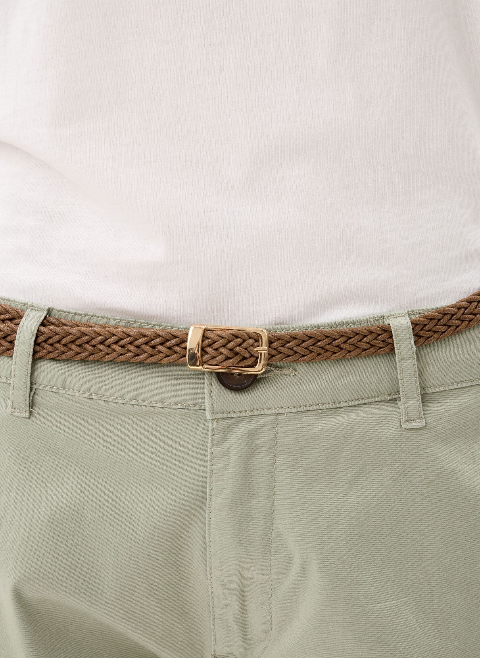 Chinohosen PANTALON-CHINO damen grün MADE BY Chinohosen PANTALON-CHINO damen grün SEAGRASS