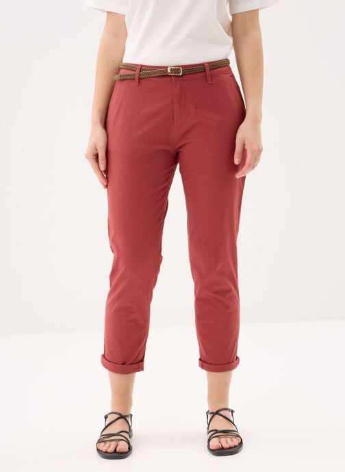 MADE BY Chino broeken PANTALON-CHINO dames bordeaux