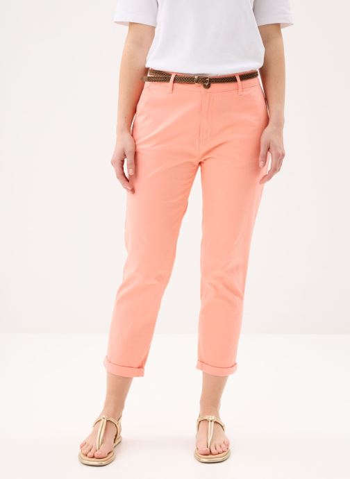 MADE BY Chinohosen PANTALON-CHINO damen orange