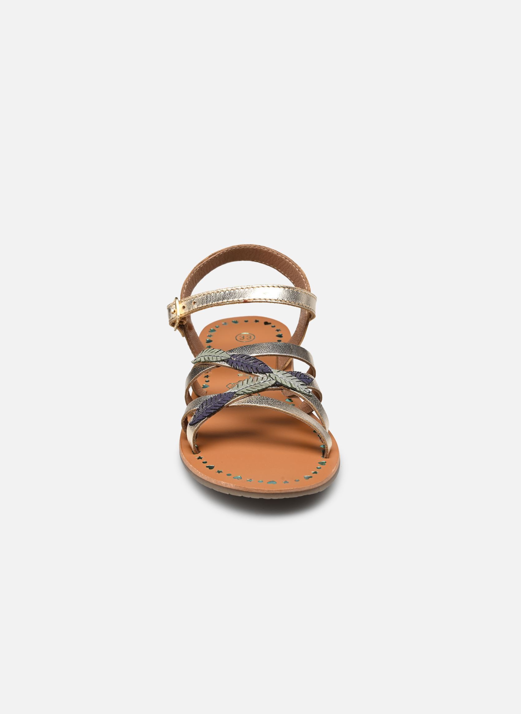 Sandales Sandales KAFLEUR LEATHER (reconduit Kiva fille or et bronze MADE BY Sandales Sandales KAFLEUR LEATHER (reconduit Kiva fille or et bronze Doré