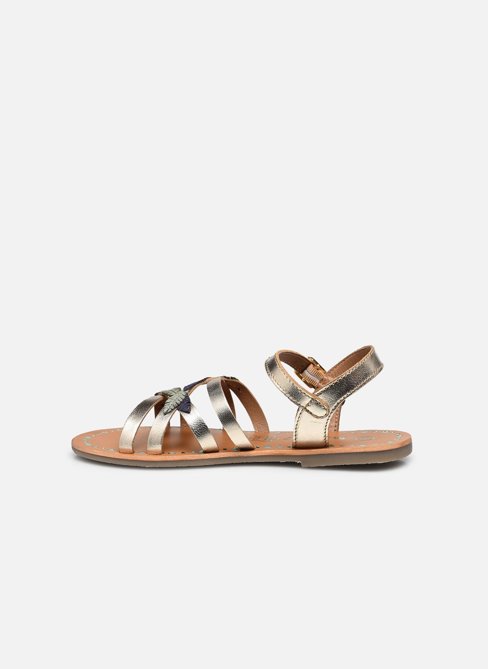 Sandales Sandales KAFLEUR LEATHER (reconduit Kiva fille or et bronze MADE BY Sandales Sandales KAFLEUR LEATHER (reconduit Kiva fille or et bronze Doré
