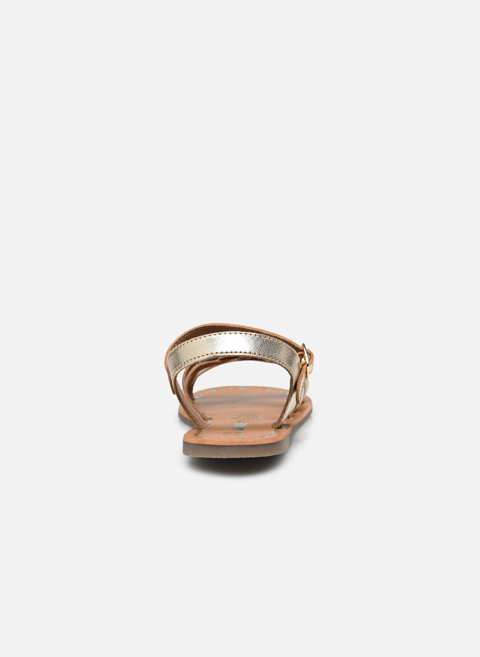 Sandales Sandales KAFLEUR LEATHER (reconduit Kiva fille or et bronze MADE BY Sandales Sandales KAFLEUR LEATHER (reconduit Kiva fille or et bronze Doré