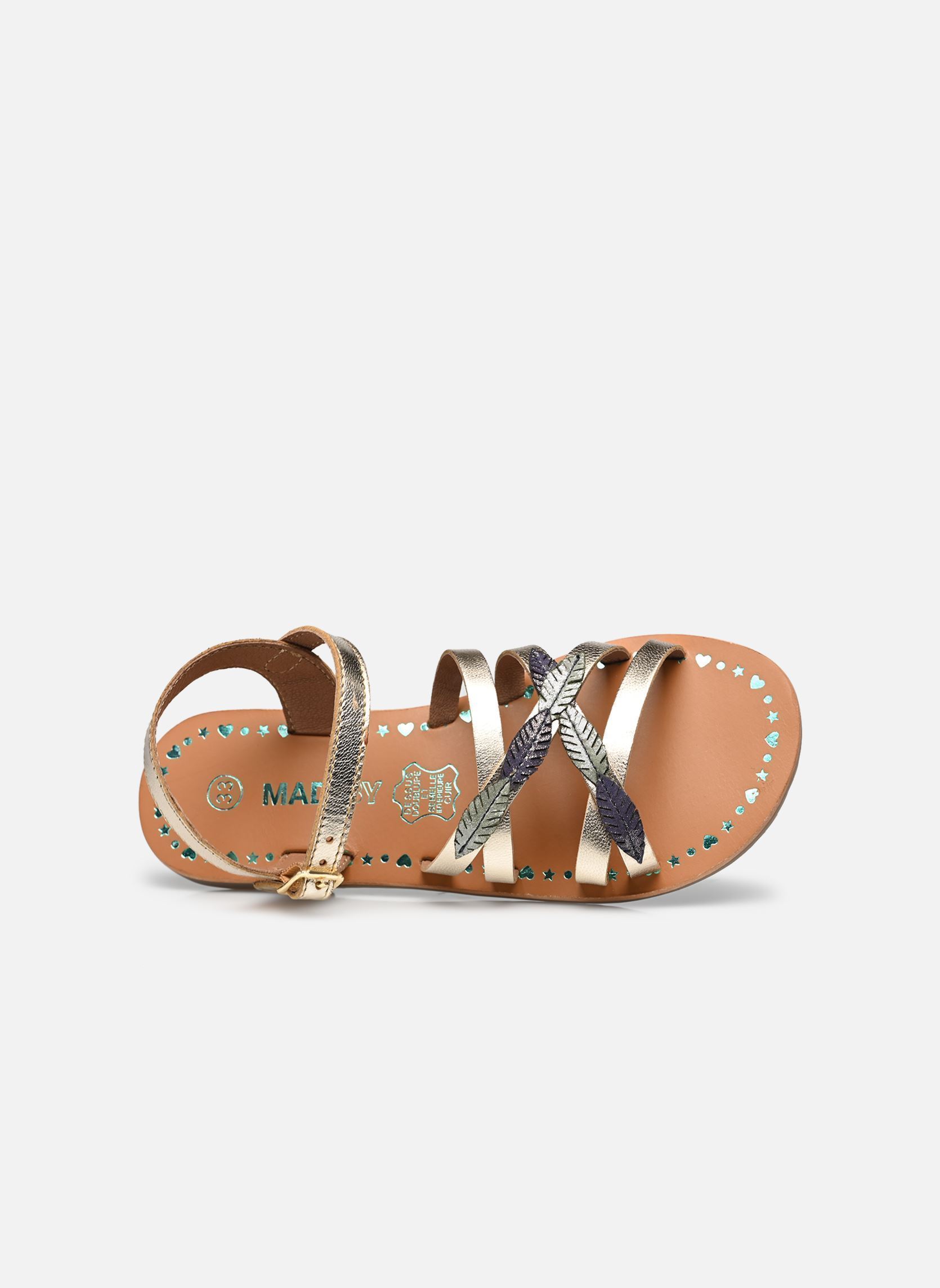 Sandales Sandales KAFLEUR LEATHER (reconduit Kiva fille or et bronze MADE BY Sandales Sandales KAFLEUR LEATHER (reconduit Kiva fille or et bronze Doré