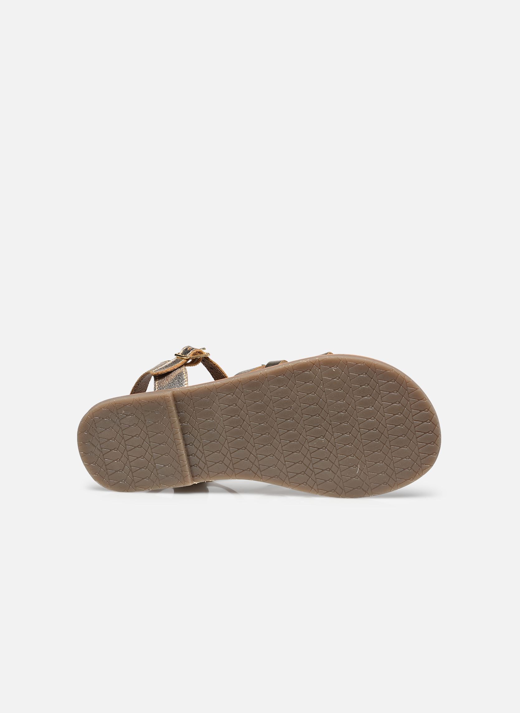 Sandales Sandales KAFLEUR LEATHER (reconduit Kiva fille or et bronze MADE BY Sandales Sandales KAFLEUR LEATHER (reconduit Kiva fille or et bronze Doré