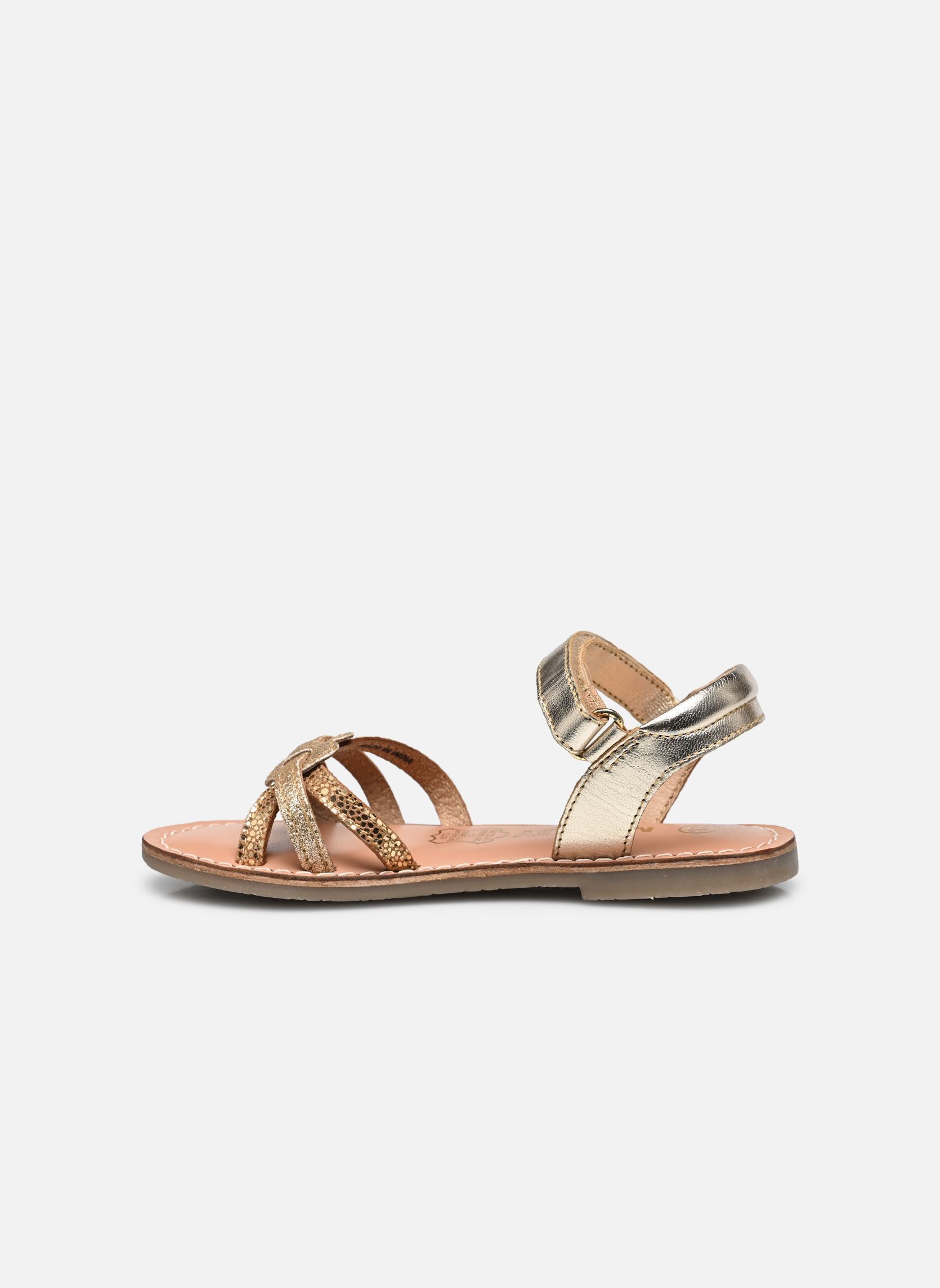 Sandales Sandales KEART LEATHER fille or et bronze MADE BY Sandales Sandales KEART LEATHER fille or et bronze DORÉ